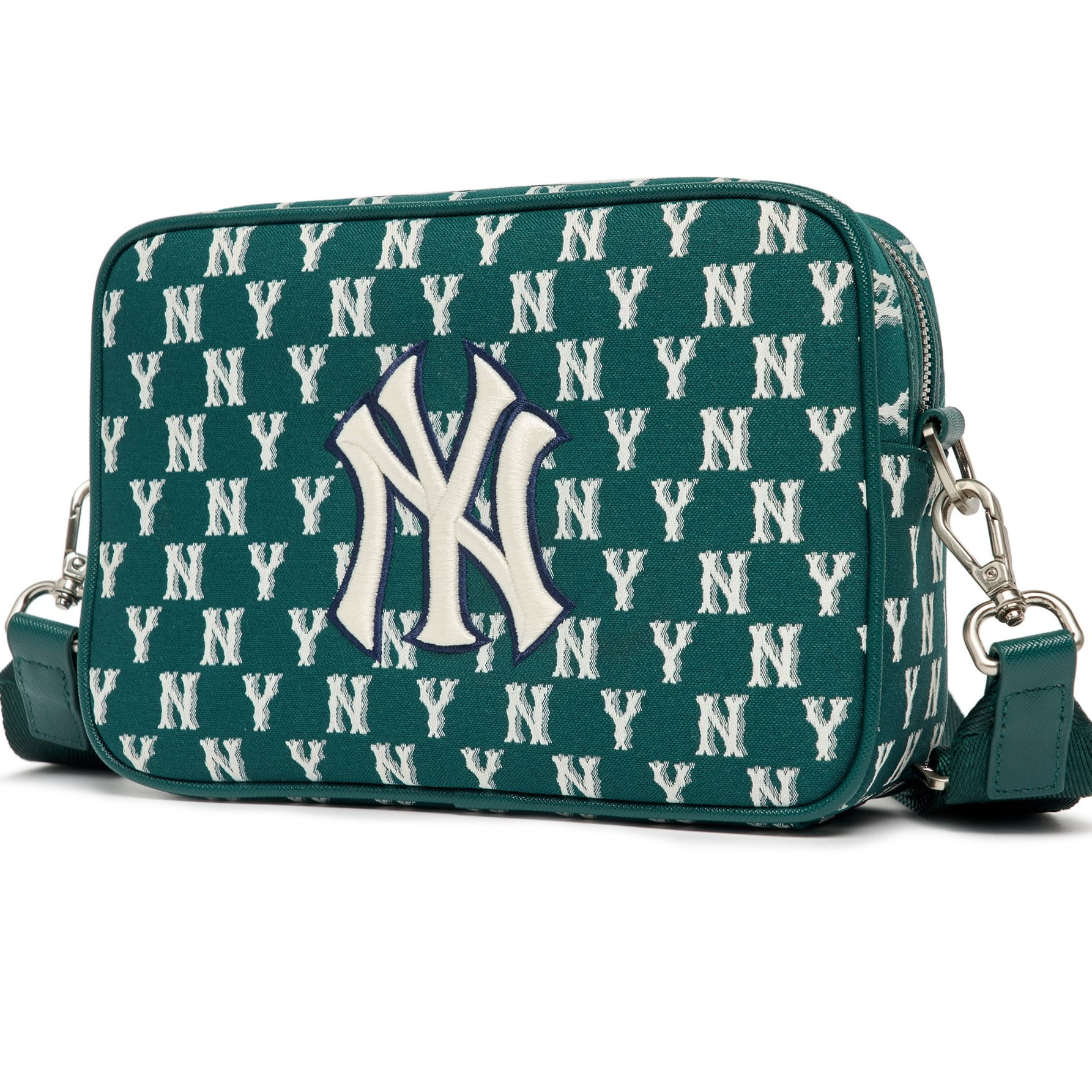 Túi đeo chéo MLB NY Classic Monogram Jacquard Cross Bag New York Yankees  D.Green