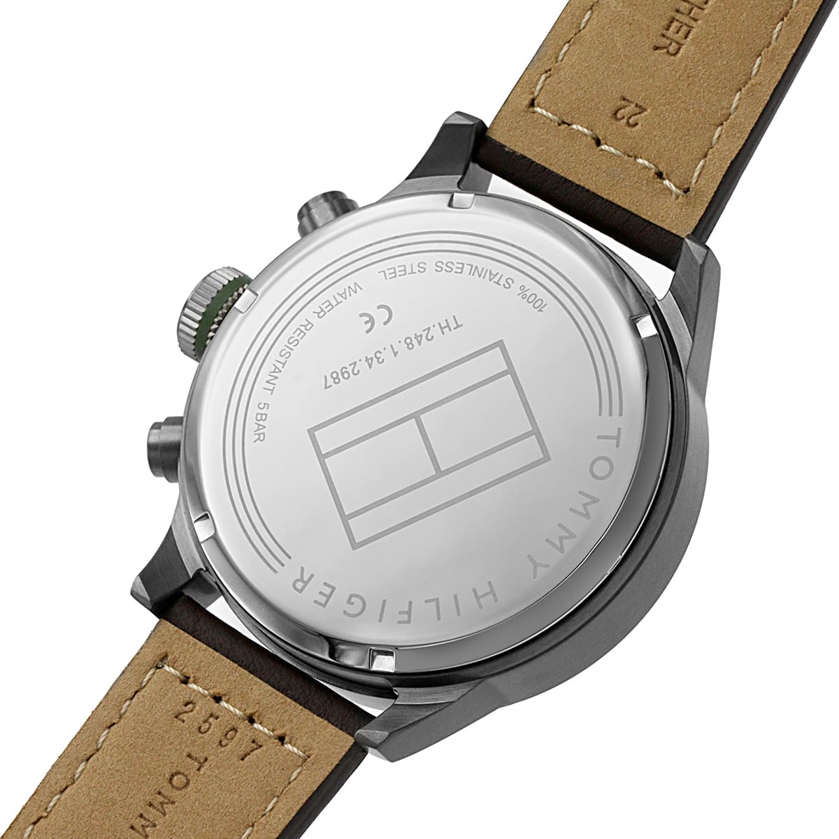 Đồng hồ nam Tommy Hilfiger Green Dial Leather Strap Watch For Men 1791809 6