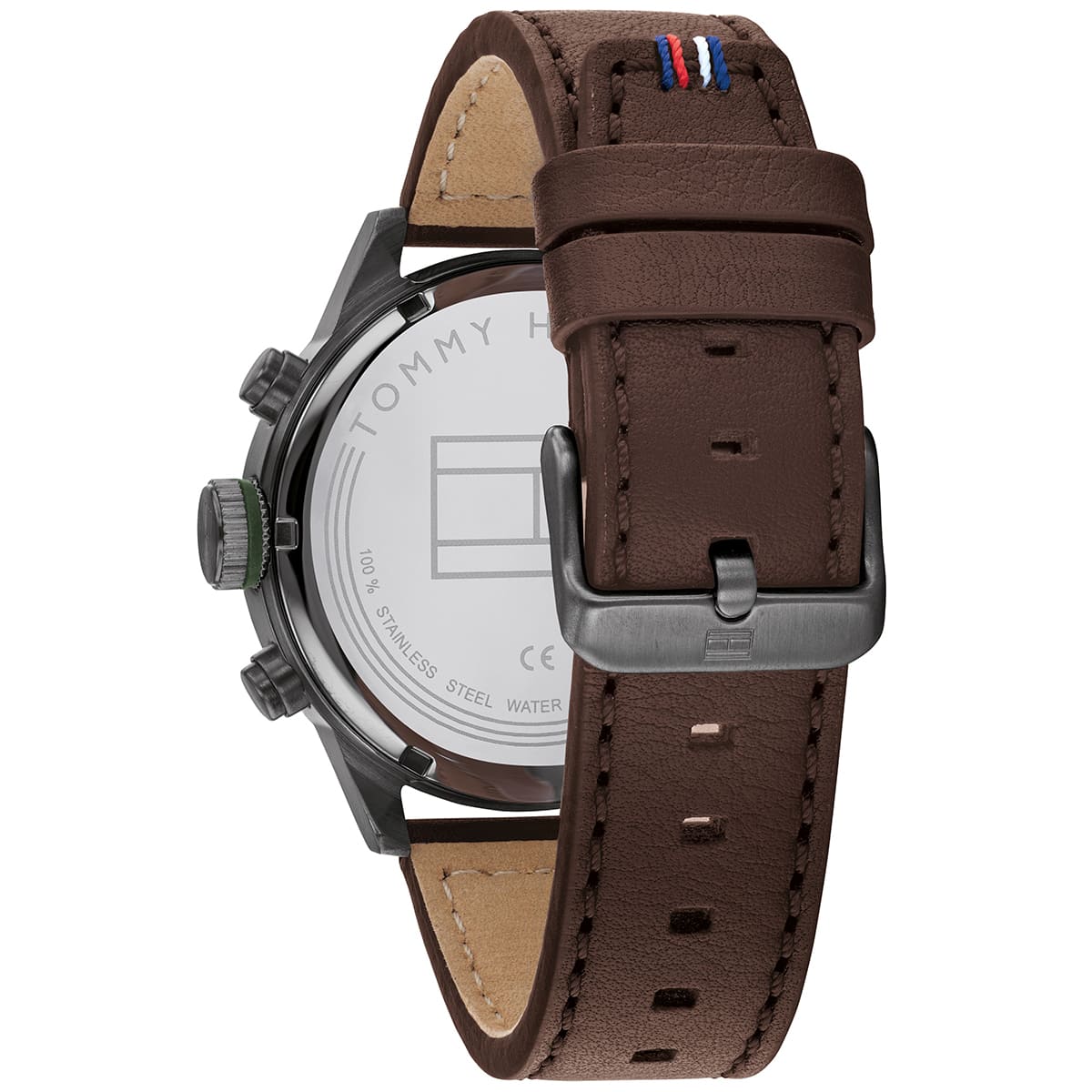 Đồng hồ nam Tommy Hilfiger Green Dial Leather Strap Watch For Men 1791809 13