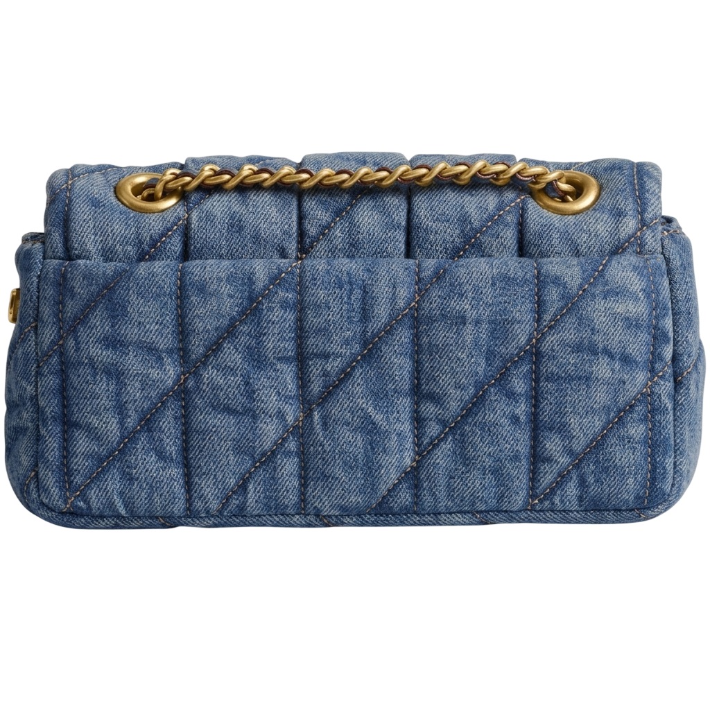 Túi Coach Tabby Shoulder Bag 20 With Quilting Denim Blue CR701 2