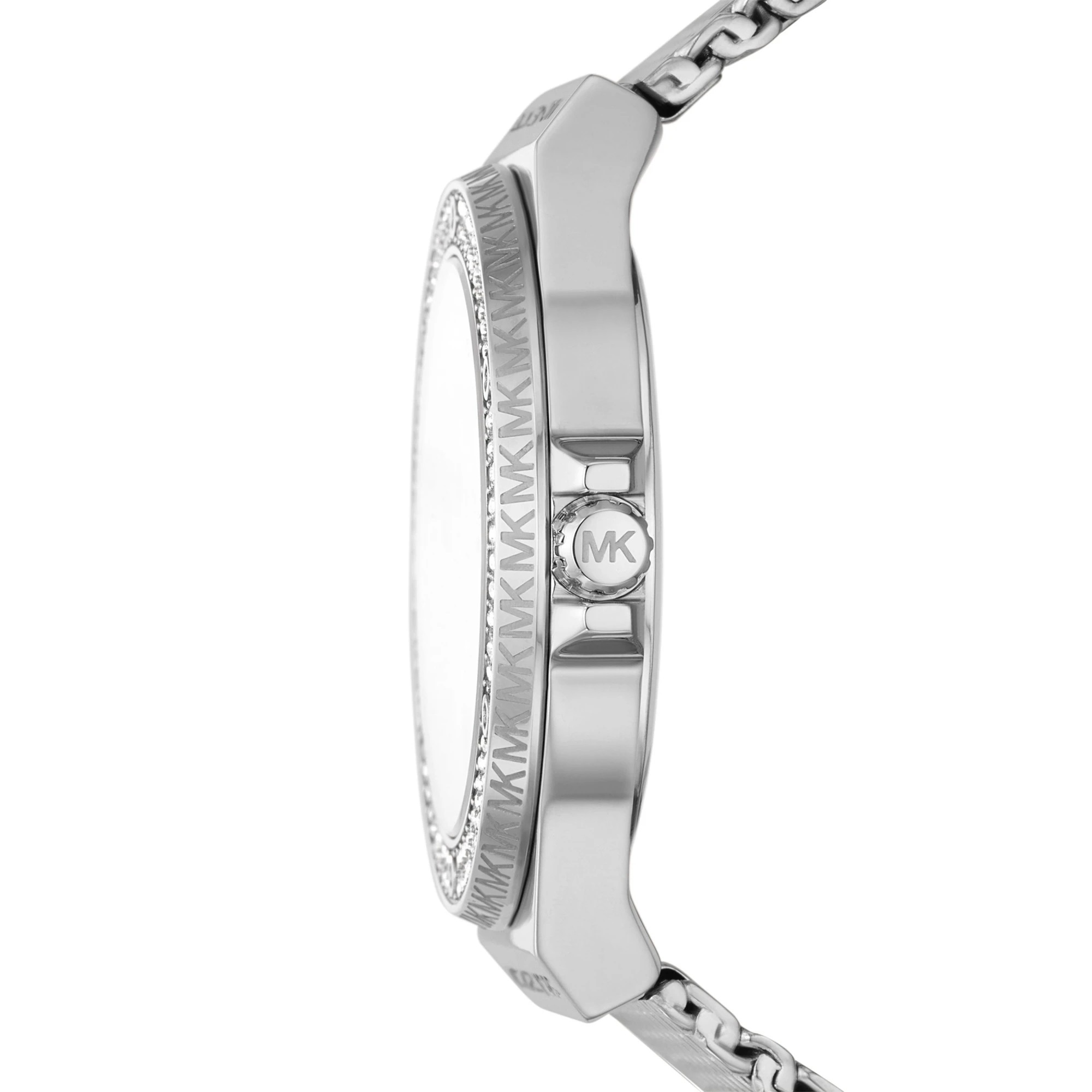 Đồng hồ nữ Michael Kors Lennox Pave Silver Tone Mesh Watch MK7337 3