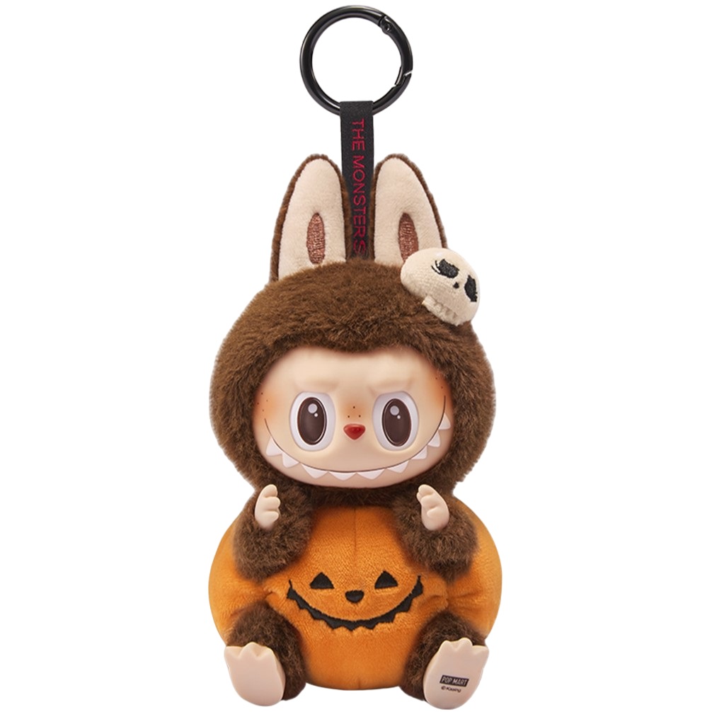 The Monsters Labubu Happy Halloween Party Series-Sitting Pumpkin Vinyl Plush Pendant 7