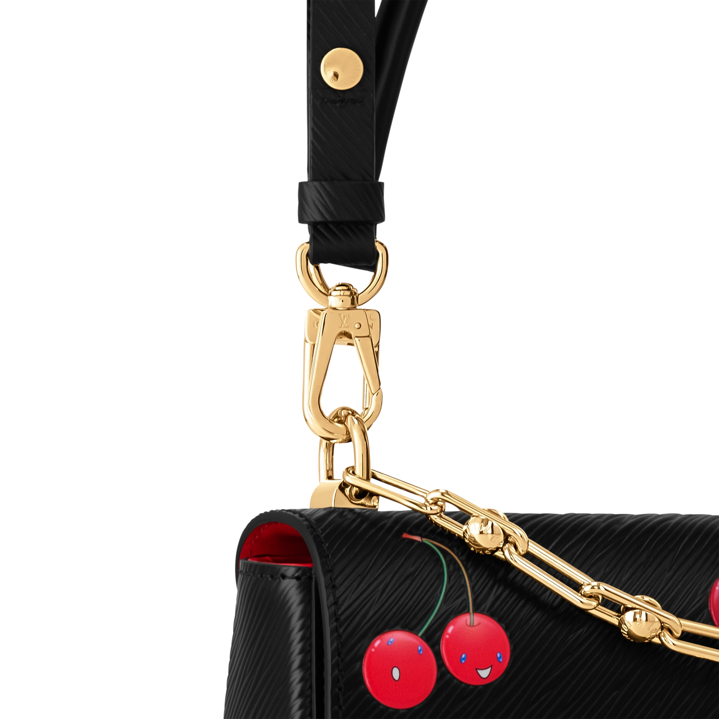 Túi Louis Vuitton LV x TM Twist MM Bag Cherry Motifs 1