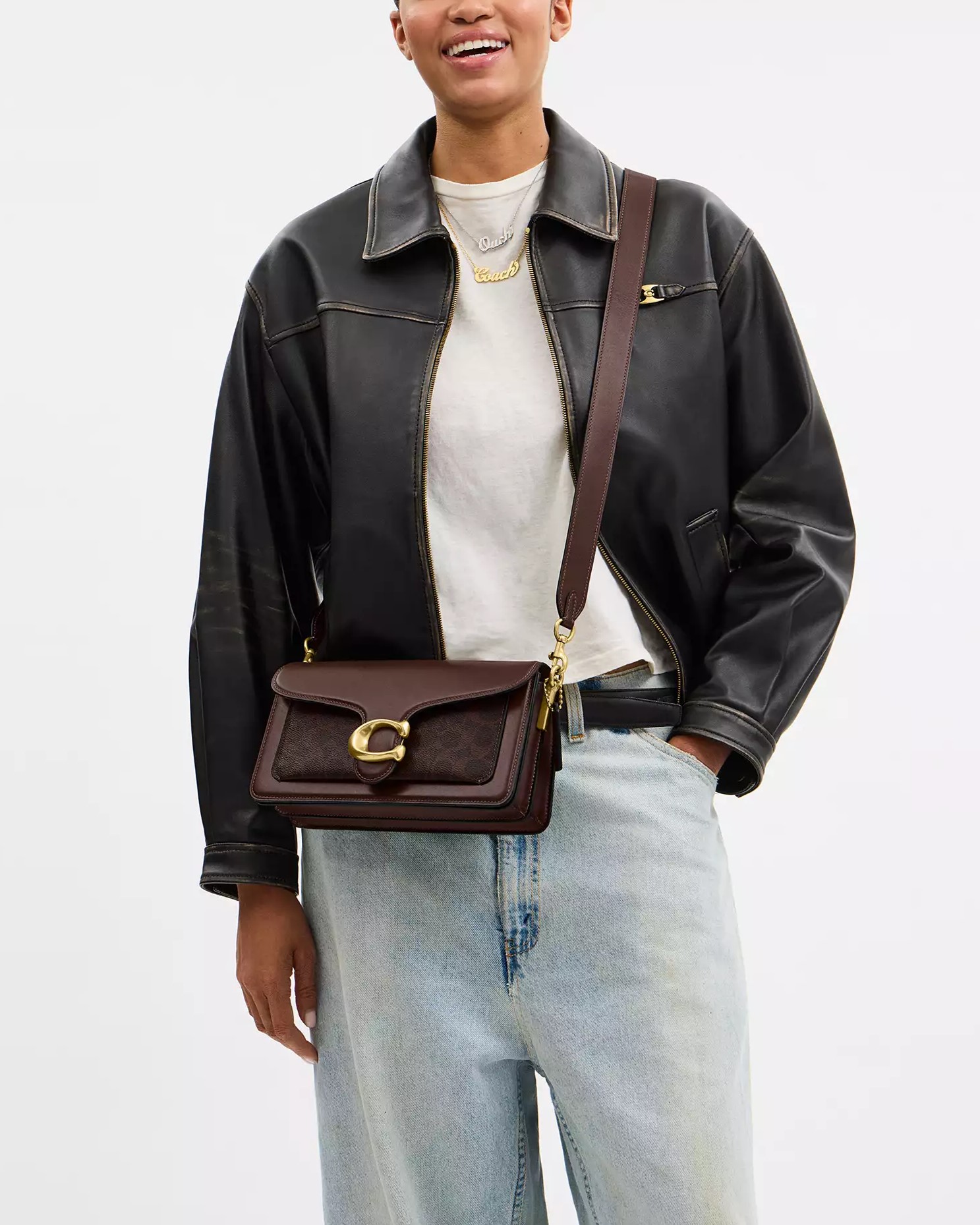 Túi Coach Tabby Shoulder Bag 26 In Signature Canvas Brass Maple CI032 9