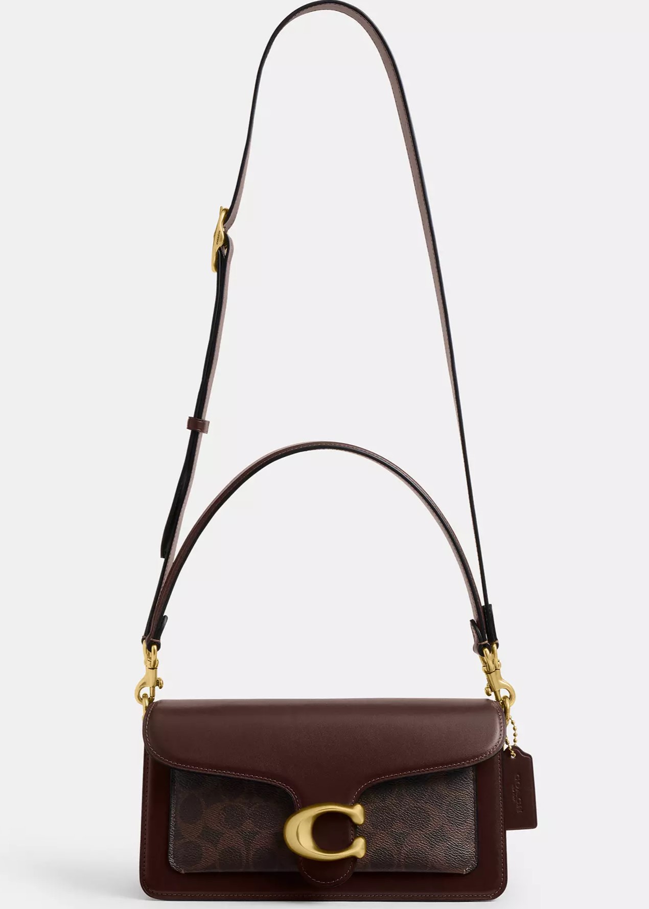 Túi Coach Tabby Shoulder Bag 26 In Signature Canvas Brass Maple CI032 11