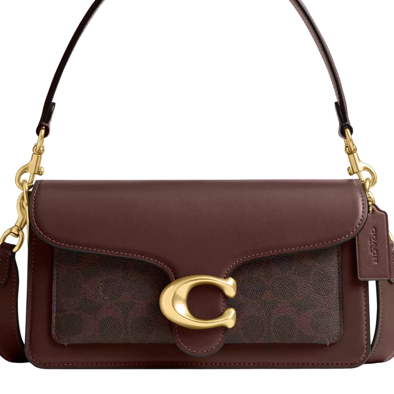 Túi Coach Tabby Shoulder Bag 26 In Signature Canvas Brass Maple CI032 13