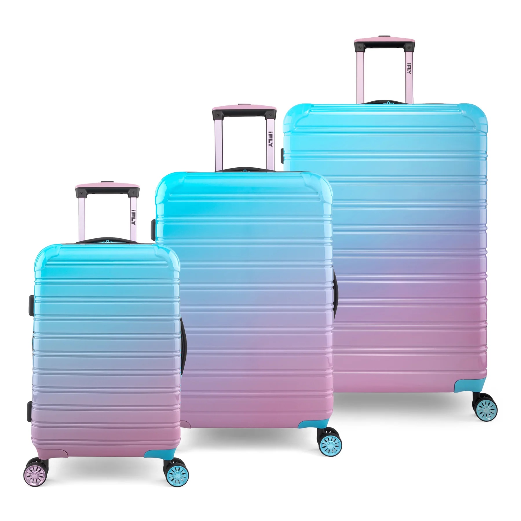 VALI DU LỊCH IFLY FIBERTECH OMBRE HARDSIDE LUGGAGE IN COTTON CANDY 4