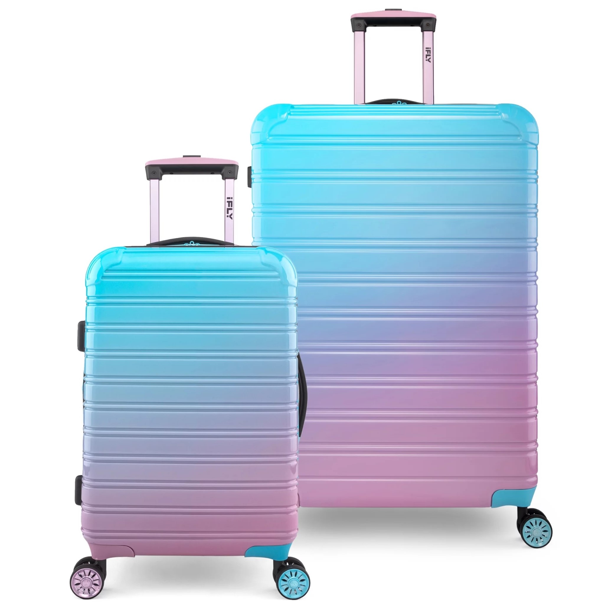 VALI DU LỊCH IFLY FIBERTECH OMBRE HARDSIDE LUGGAGE IN COTTON CANDY 9
