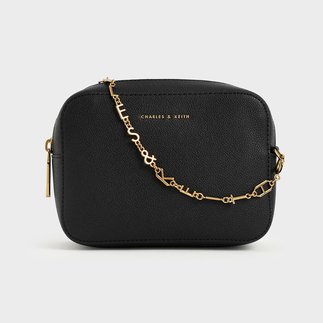 TÚI ĐEO CHÉO CNK CHAIN LINK BOXY CLUTCH 11