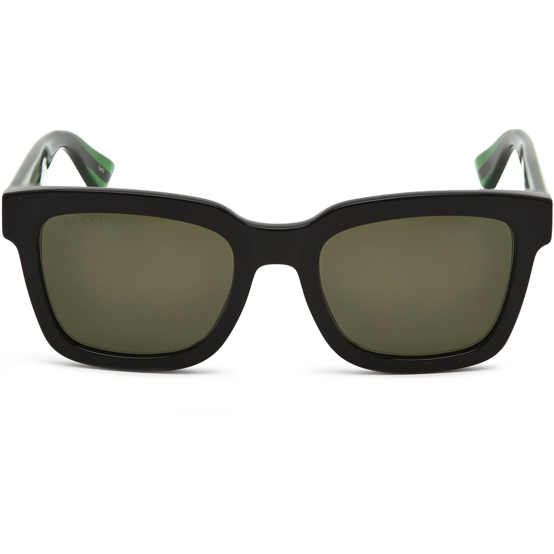 Mắt kính Gucci Black and Green with Red Stripe GG0001SN 3