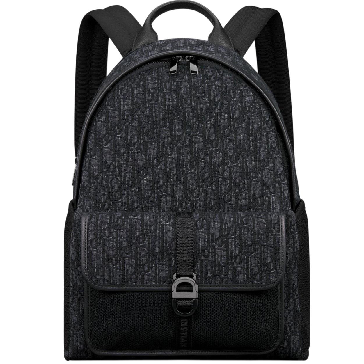 Ba lô Dior 8 Backpack Black Dior Oblique Jacquard 1