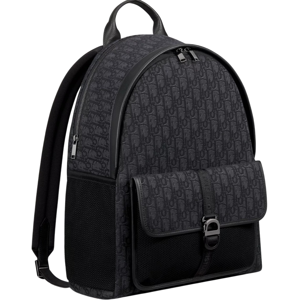 Ba lô Dior 8 Backpack Black Dior Oblique Jacquard 3
