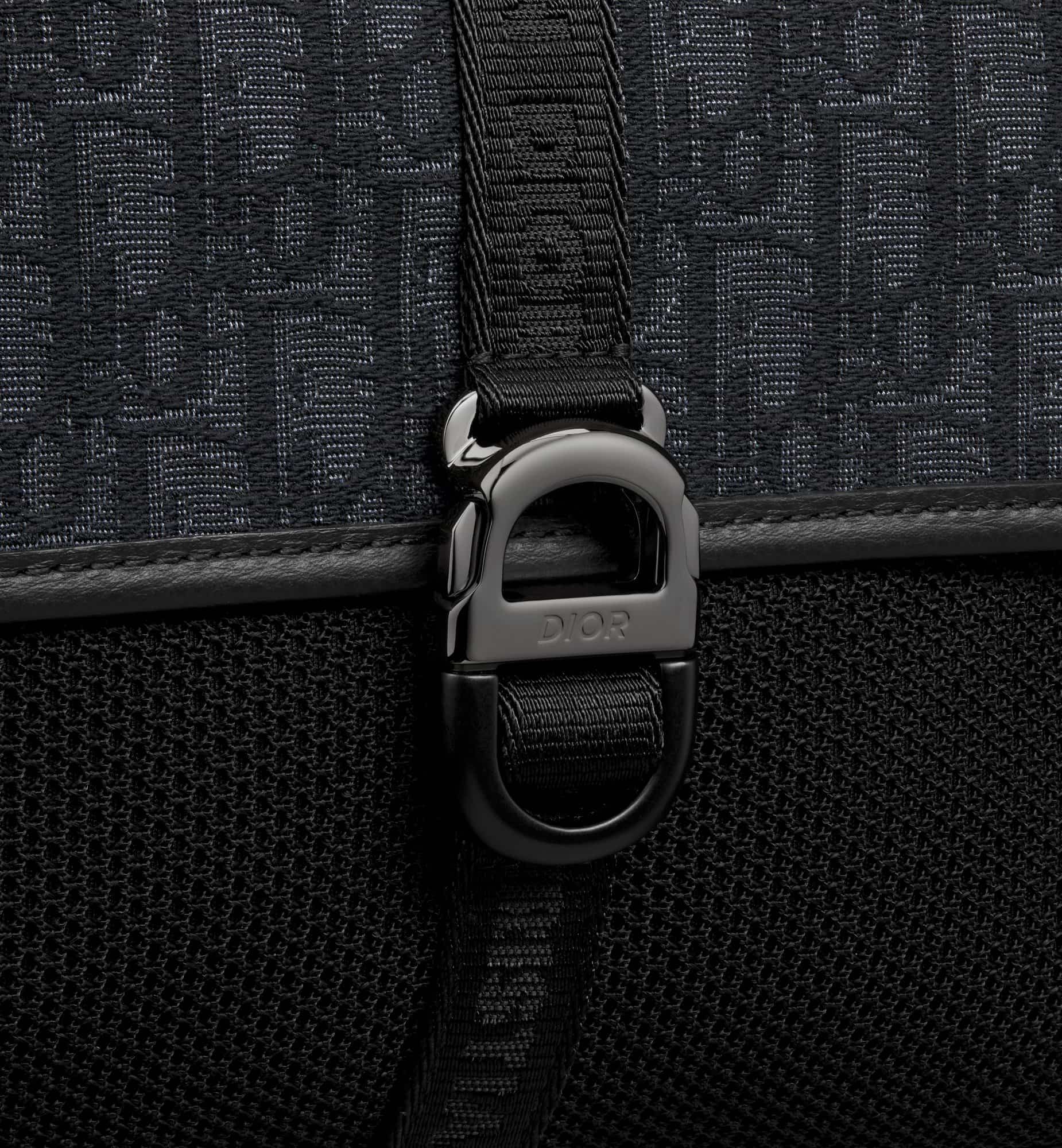 Ba lô Dior 8 Backpack Black Dior Oblique Jacquard 7