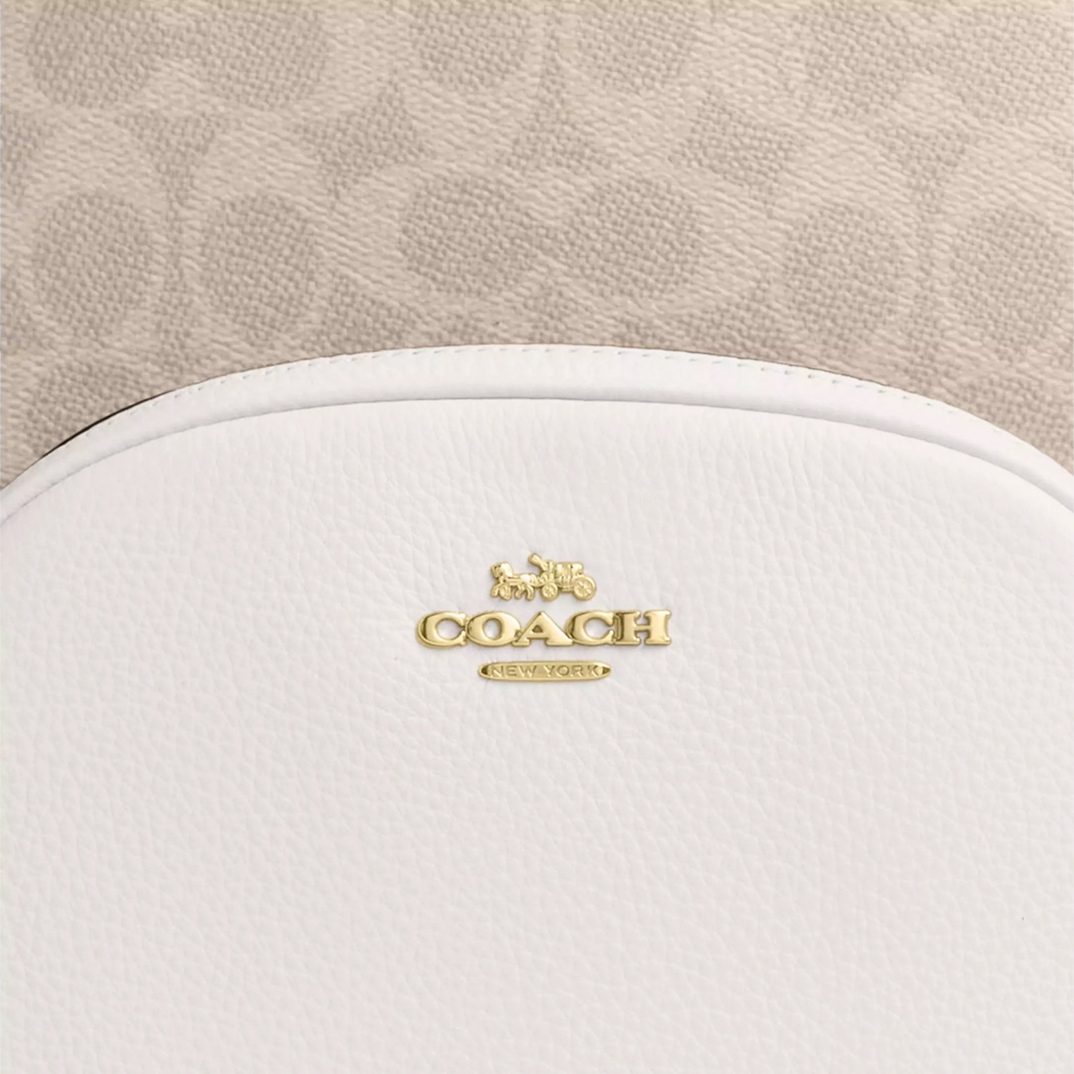 Balo Coach Court Backpack In Signature Canvas Sand Chalk CZ176 5