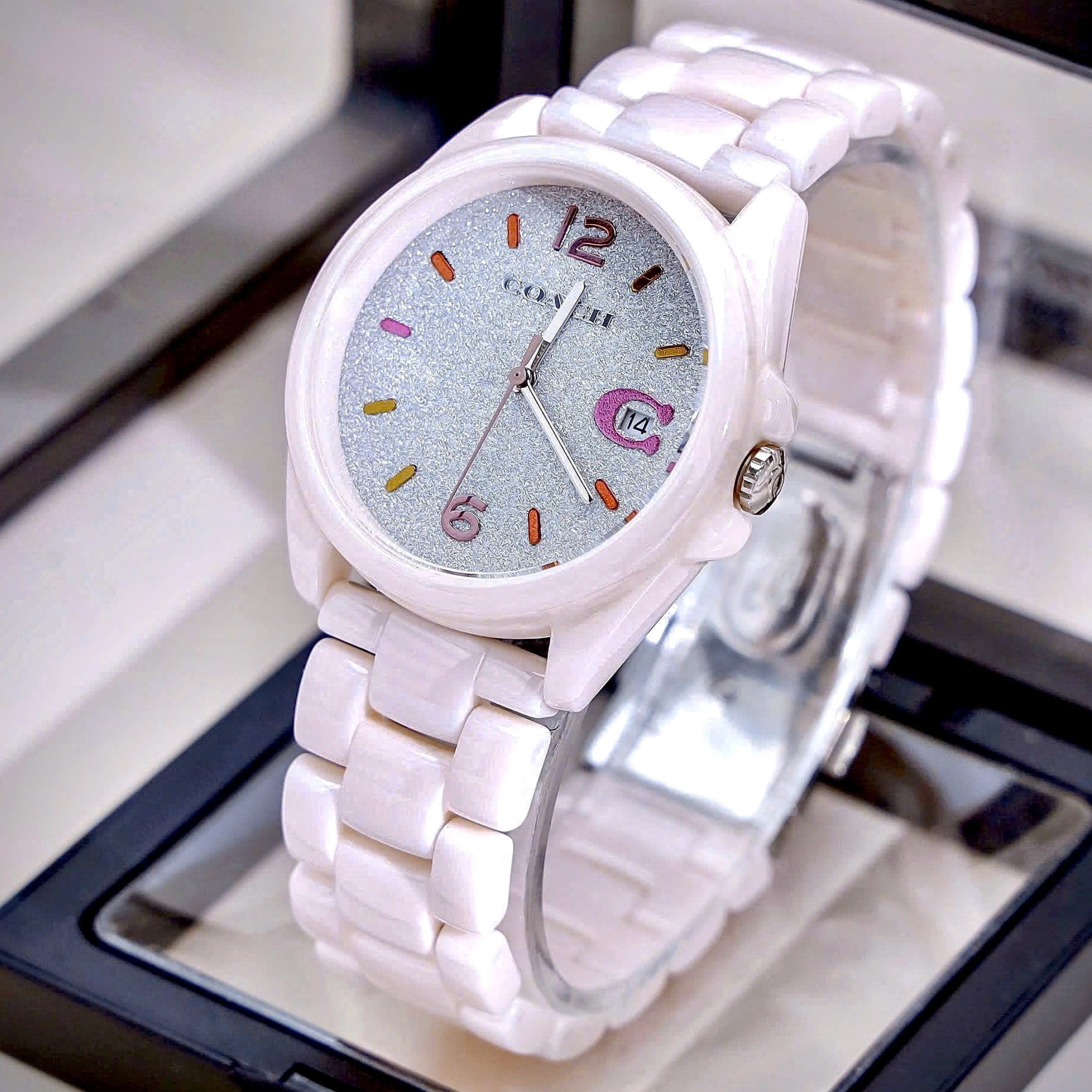 Đồng hồ nữ Coach Grayson Watch Soft Pink CB253 4