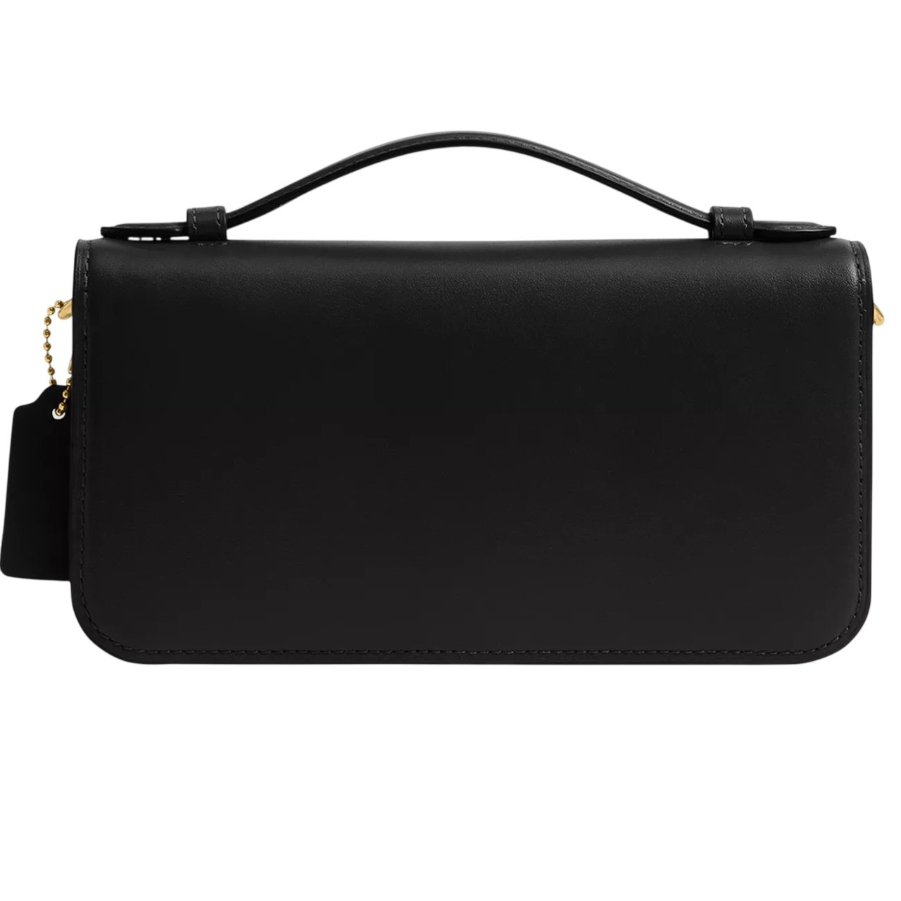 Túi Coach Elora Top Handle Leather Crossbody Clutch Bag Black CCY30 10