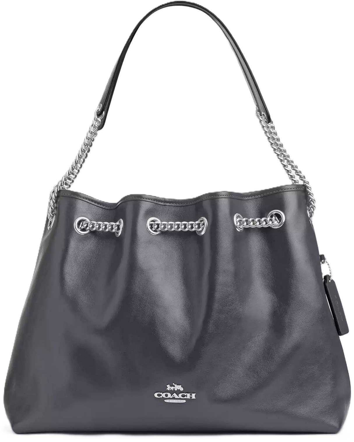 Túi Coach nữ Evelyn Shoulder Bag Gray CCZ79 7