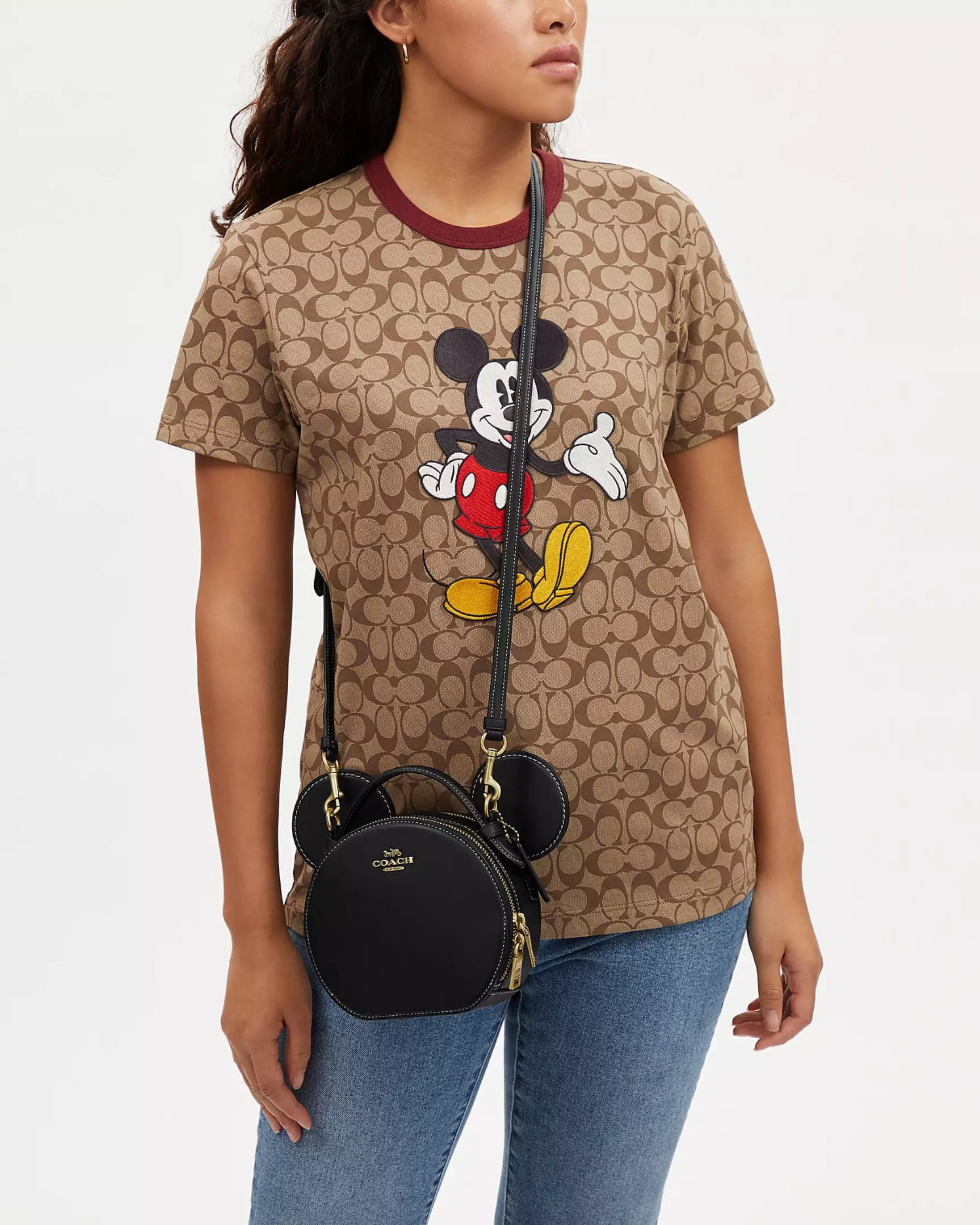 Túi Disney X Coach Mickey Mouse Ear Bag Black CM194 1