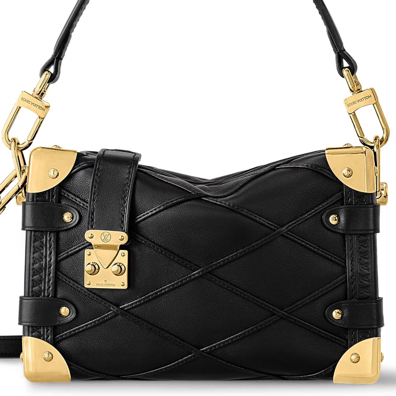 Túi Louis Vuitton Side Trunk PM Malletage Black M83030 5
