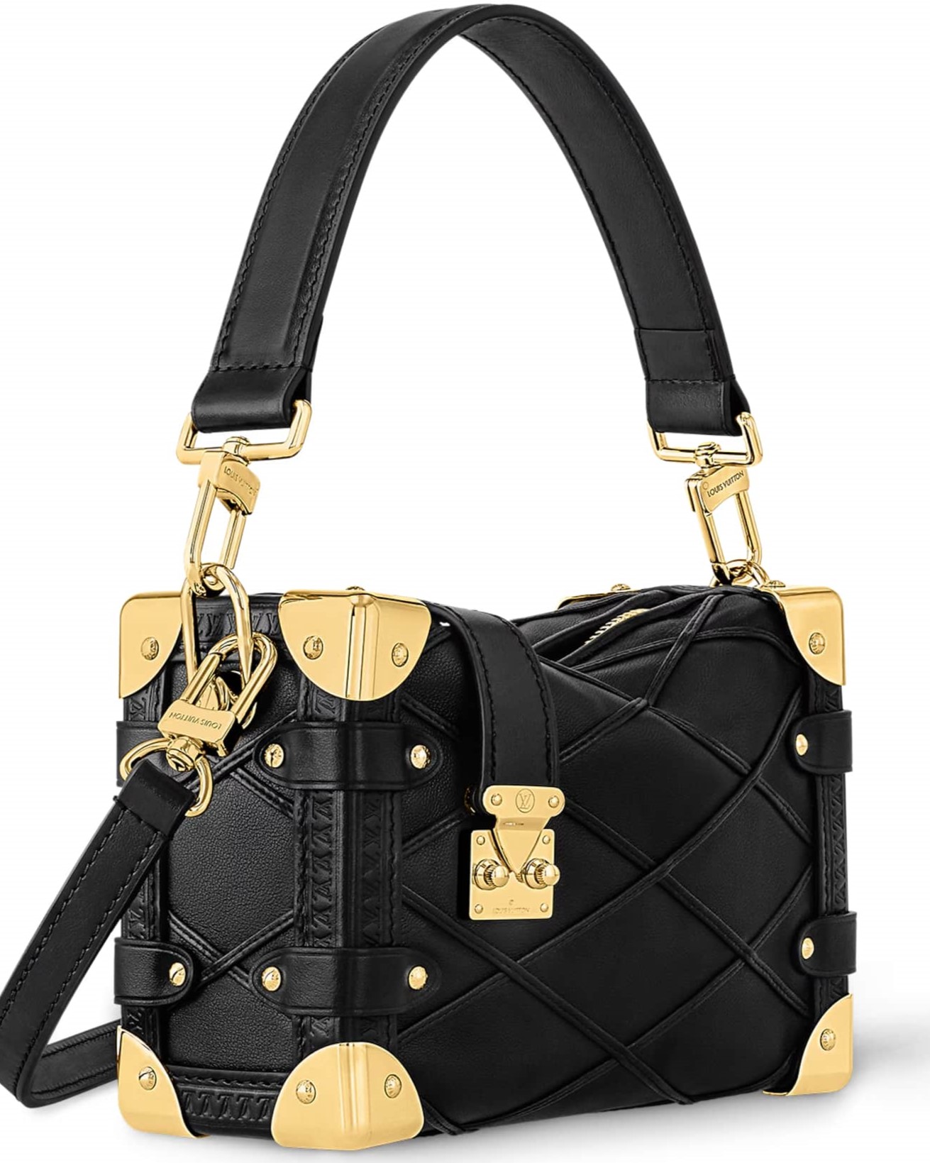 Túi Louis Vuitton Side Trunk PM Malletage Black M83030 8