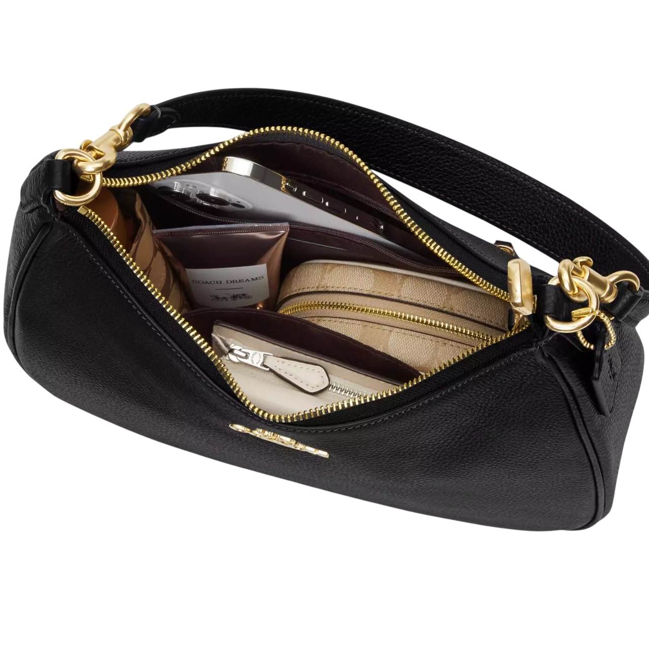 Túi đeo vai nữ Coach Teri Hobo Maple CV935 1