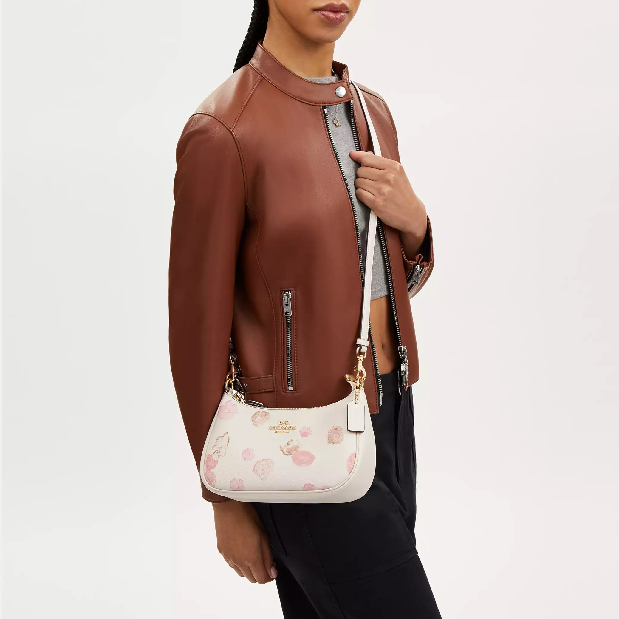Túi đeo vai Coach Teri Shoulder Bag in Floral Print CR746 5
