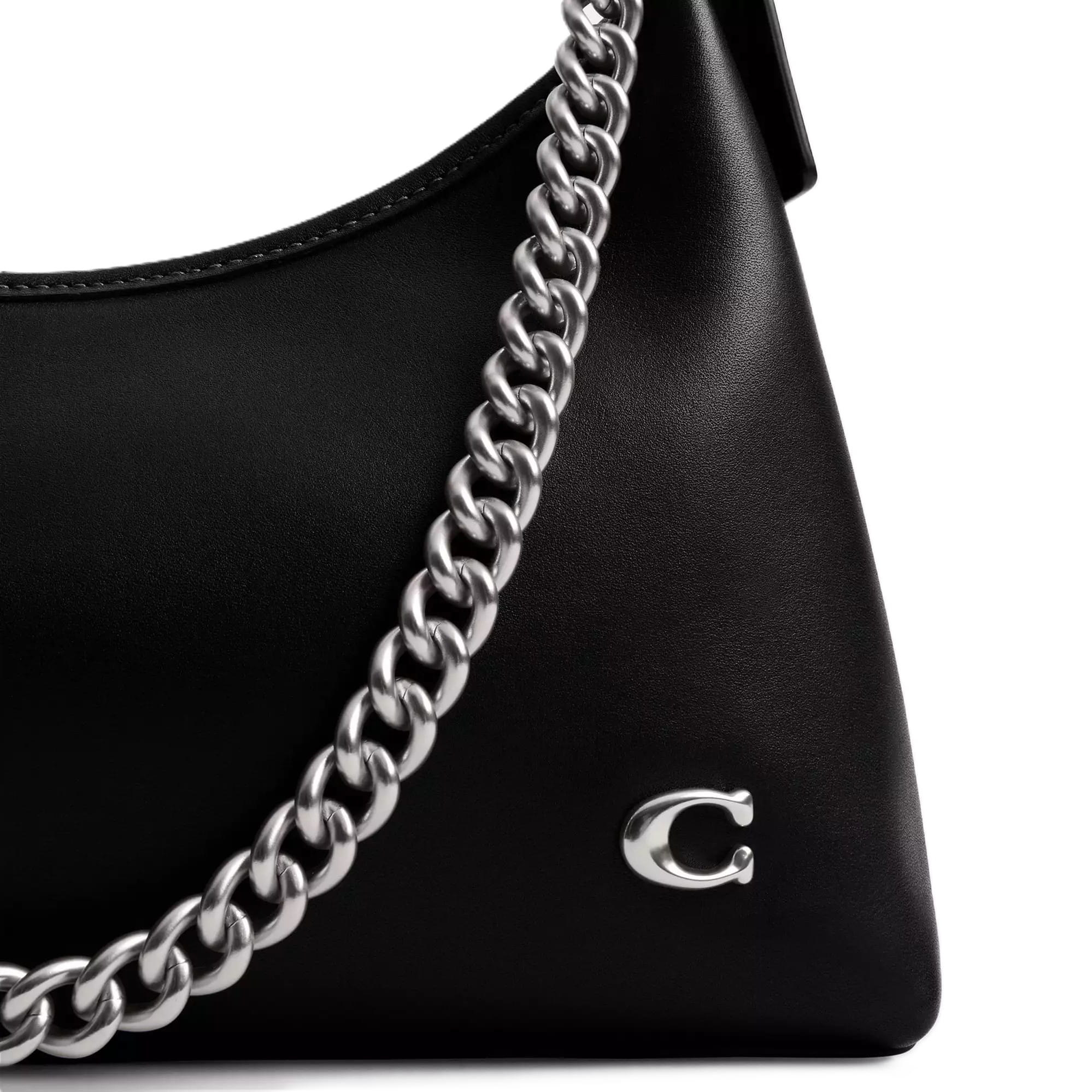Túi kẹp nách Coach Juliet Shoulder Bag 25 Smooth Leather Black CW640 4