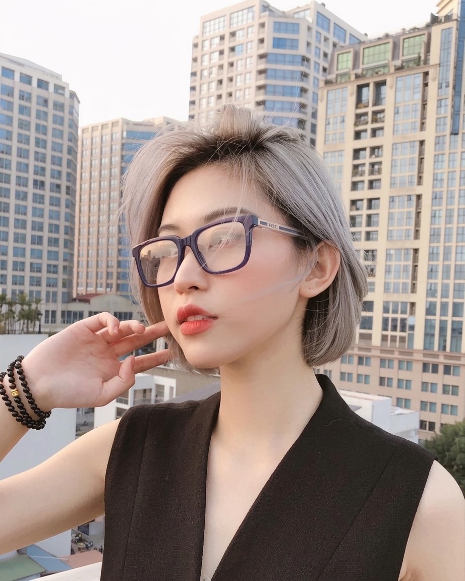 Mắt kính Gucci Eyeglasses GG0560O 005 Square Black 5