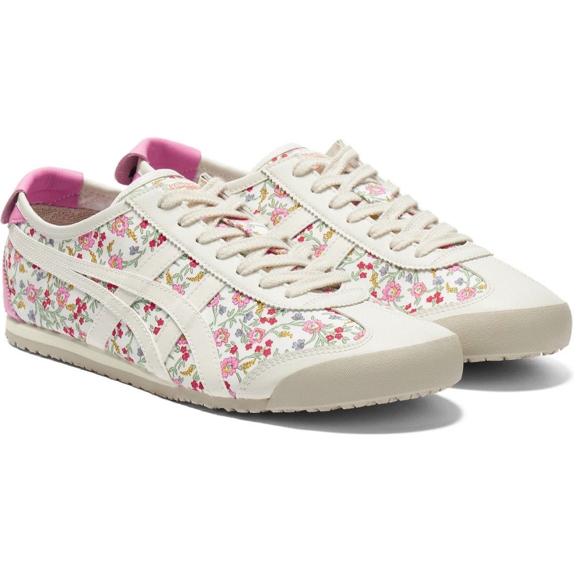 Giày Onitsuka Tiger nữ Mexico 66 Cream Floral Design 1183C392-101 1