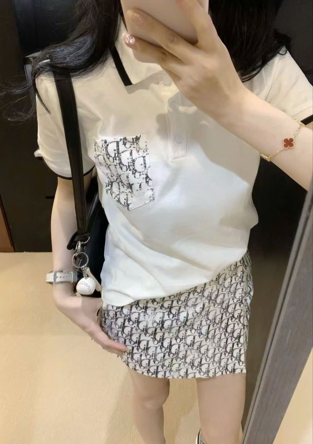 Set áo và váy quần Dior 2