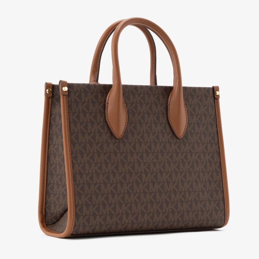 TÚI XÁCH NỮ MICHAEL KORS MIRELLA SMALL SIGNATURE LOGO CROSSBODY BAG BROWN 35F2G7ZC5B 4