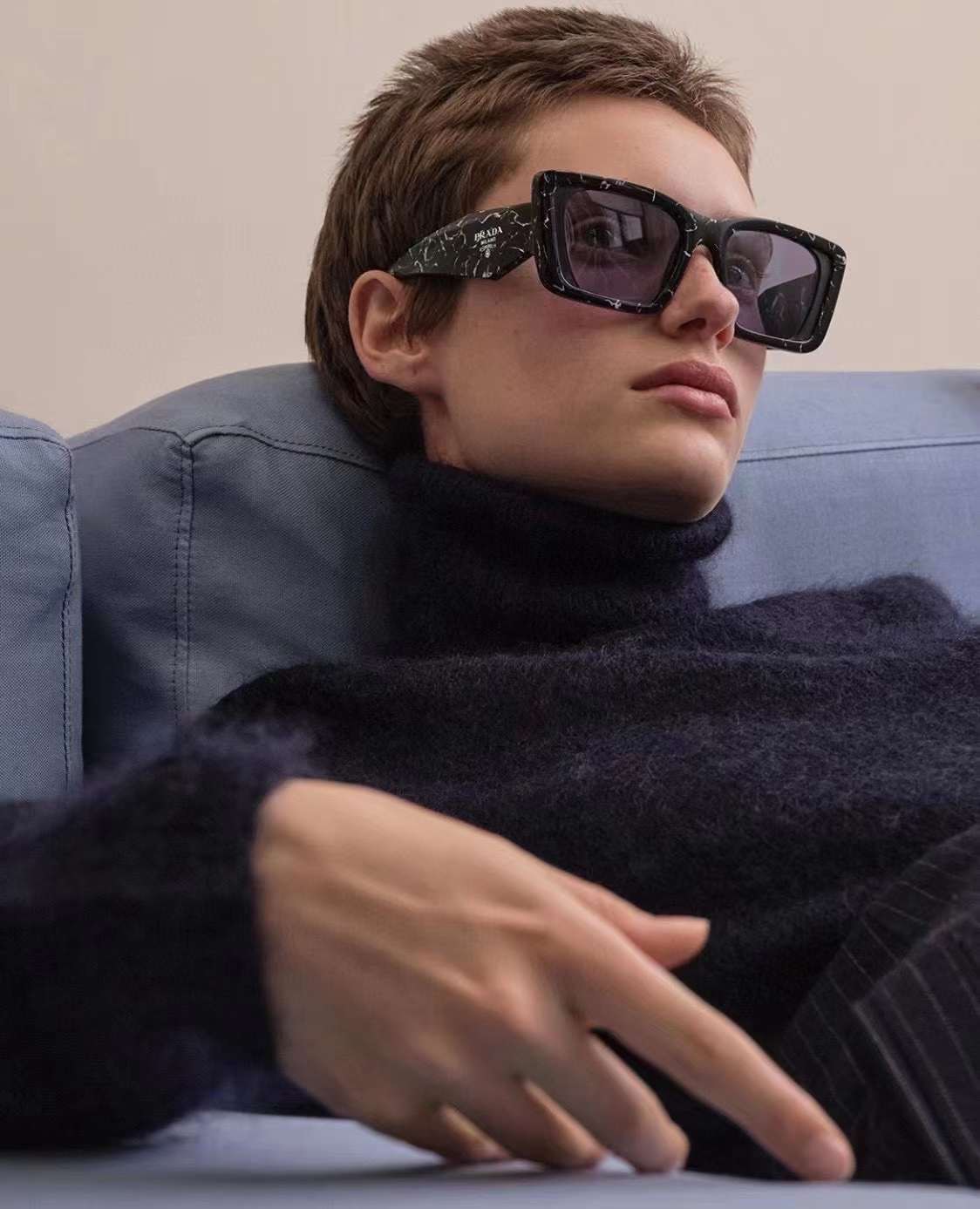 KÍNH MÁT PRADA SYMBOLE BUTTERFLY-FRAME ACETATE SUNGLASSES PR 08YS 3