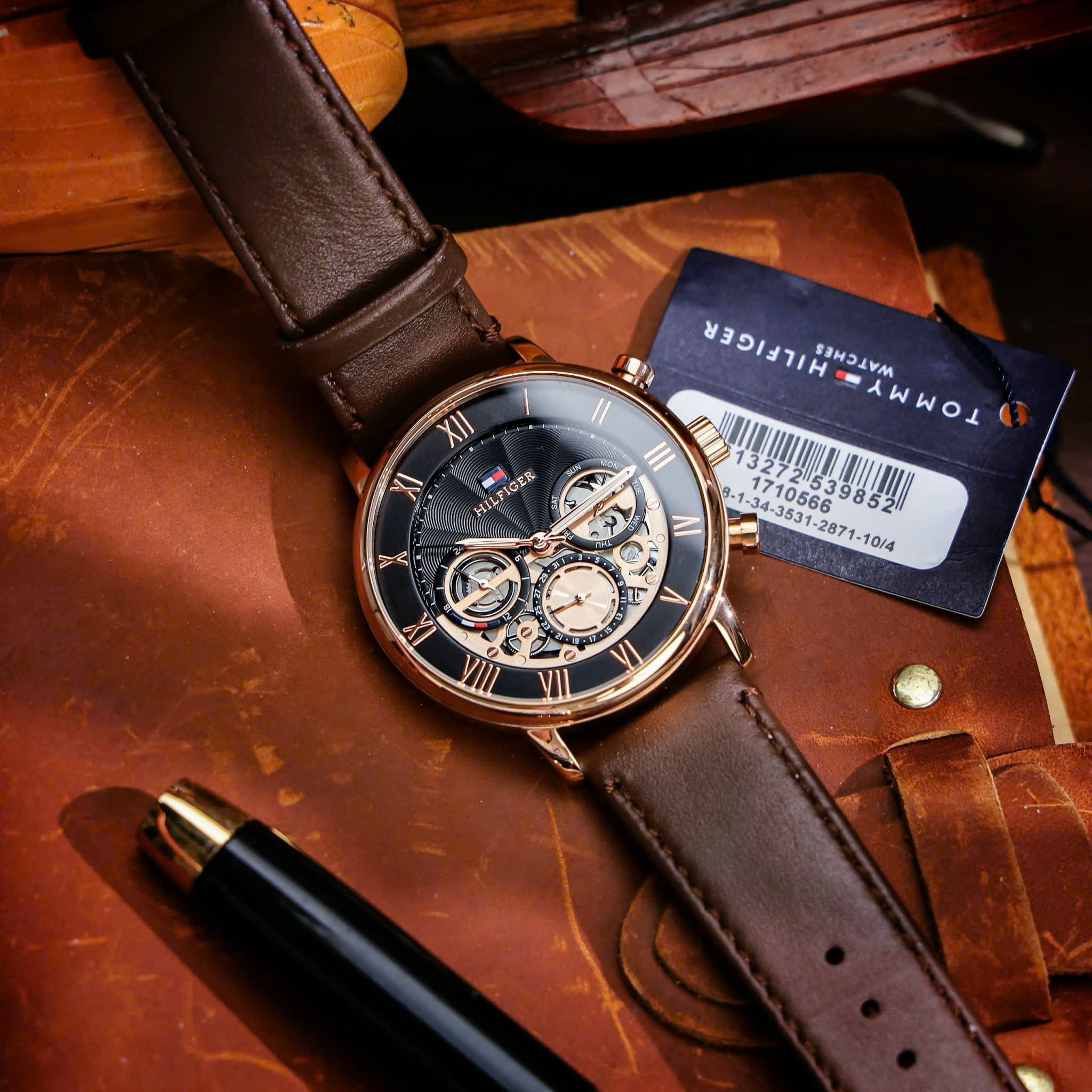 Đồng Hồ Nam Tommy Hilfiger Legend Brown TH1710566 4