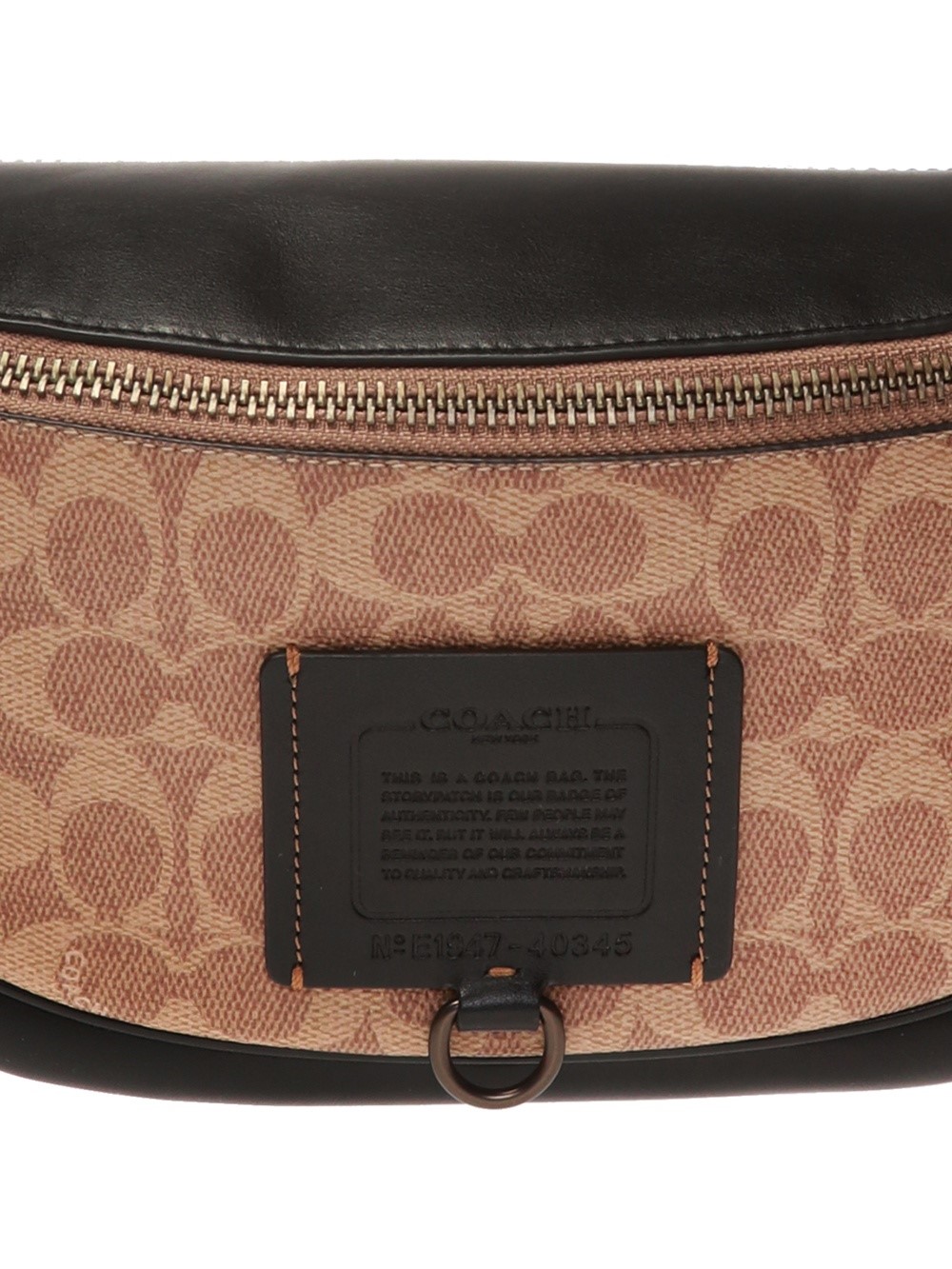 TÚI BAO TỬ COACH RIVINGTON BELT BAG IN KHAKI SIGNATURE CANVAS 40345 8