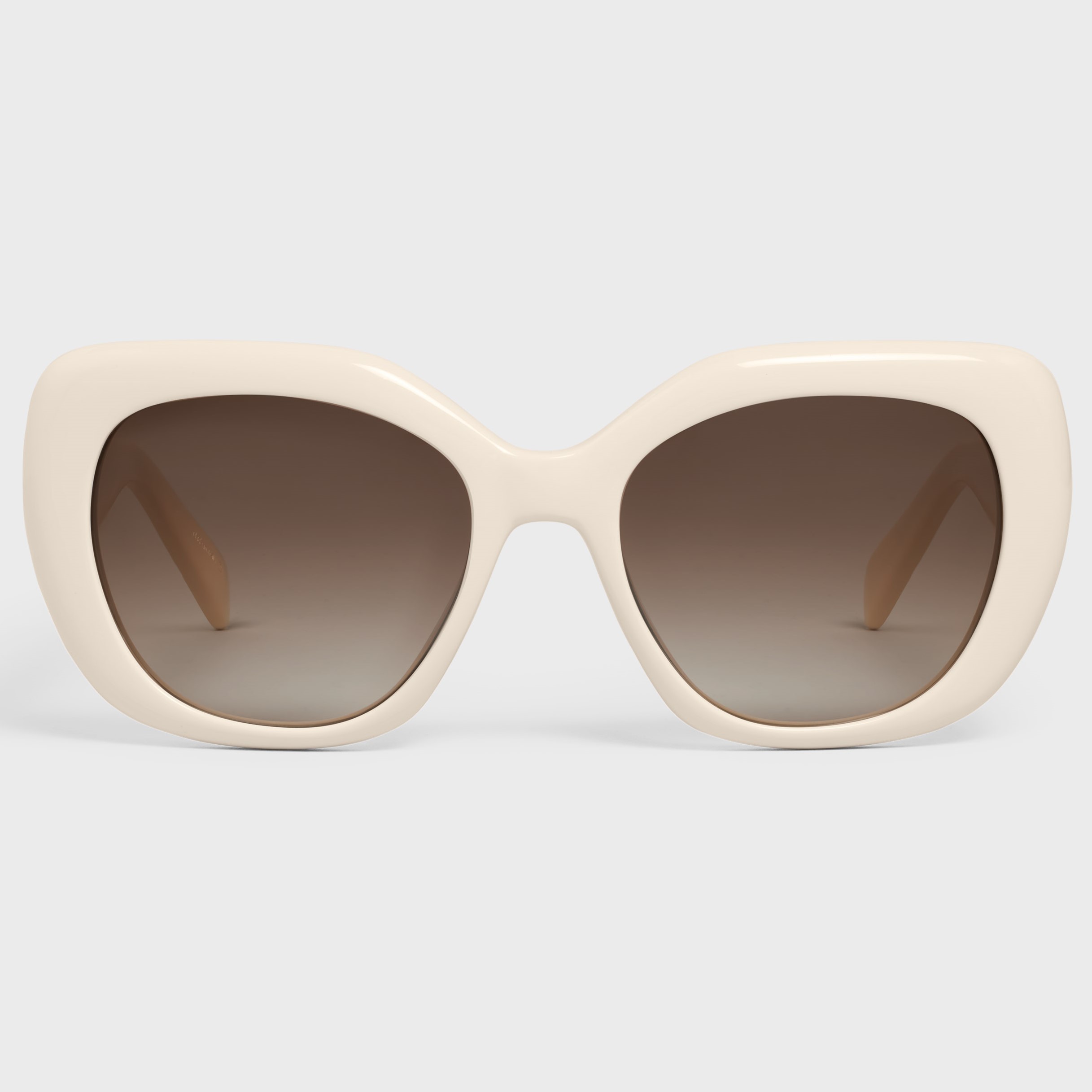 MẮT KÍNH NỮ CELINE TRIOMPHE 06 SUNGLASSES IN IVORY SQUARE ACETATE 7
