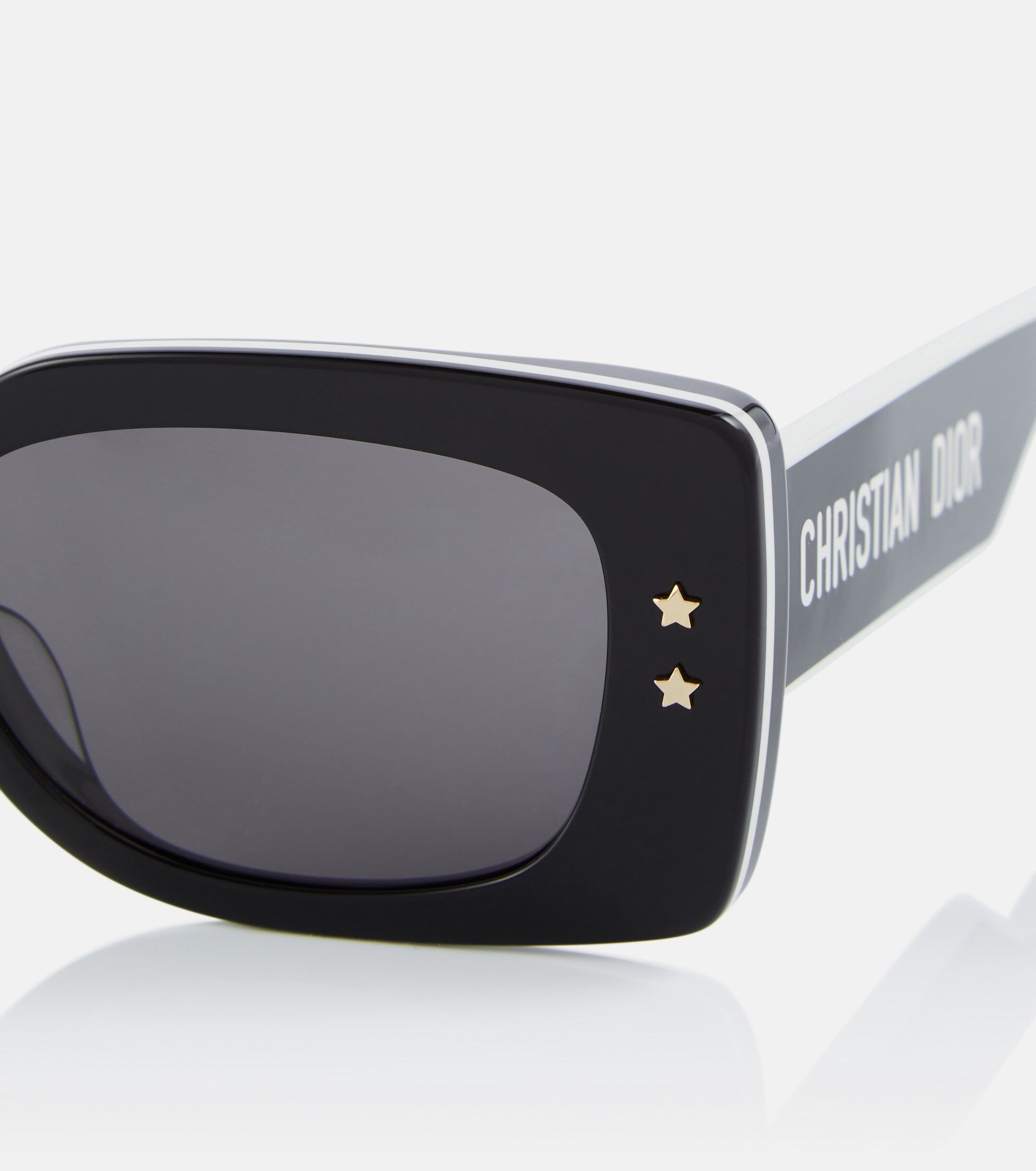 Mắt kính Dior DiorPacific S1U Black Rectangular Sunglasses 10