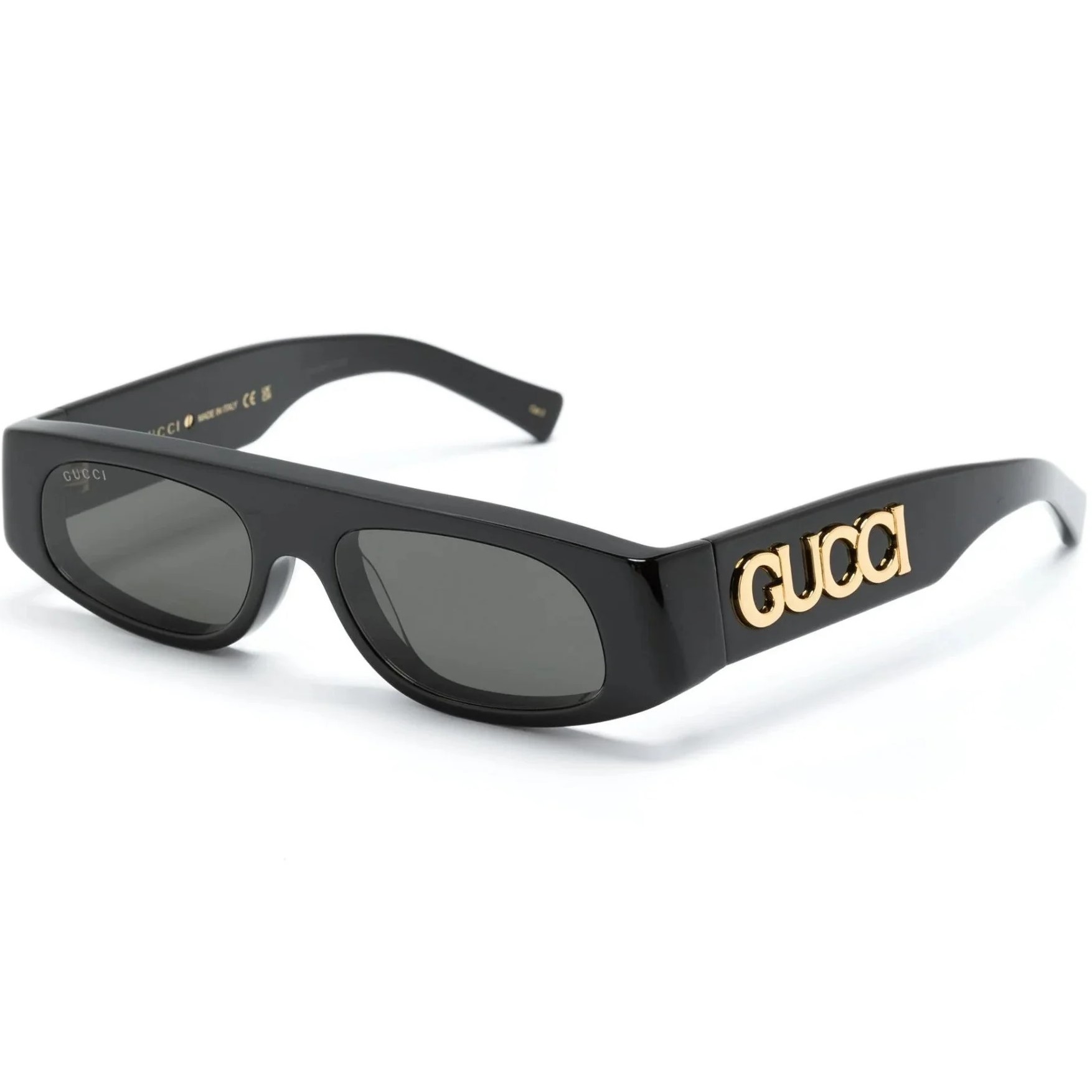 Kính Gucci Geometric Black Frame Sunglasses GG1771S 12