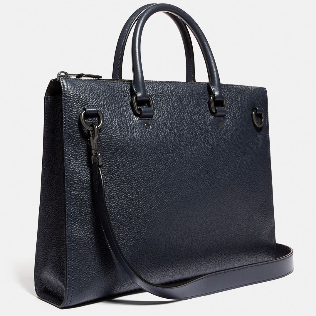 Cặp văn phòng Coach Gotham Folio Midnight-Navy Laptop Bag C0243 2