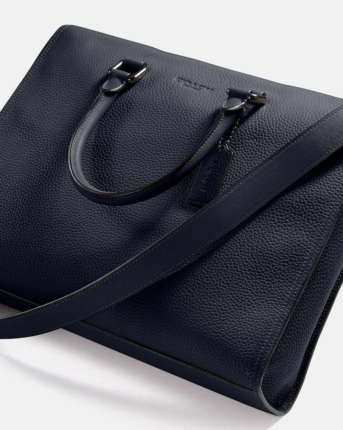 Cặp văn phòng Coach Gotham Folio Midnight-Navy Laptop Bag C0243 5