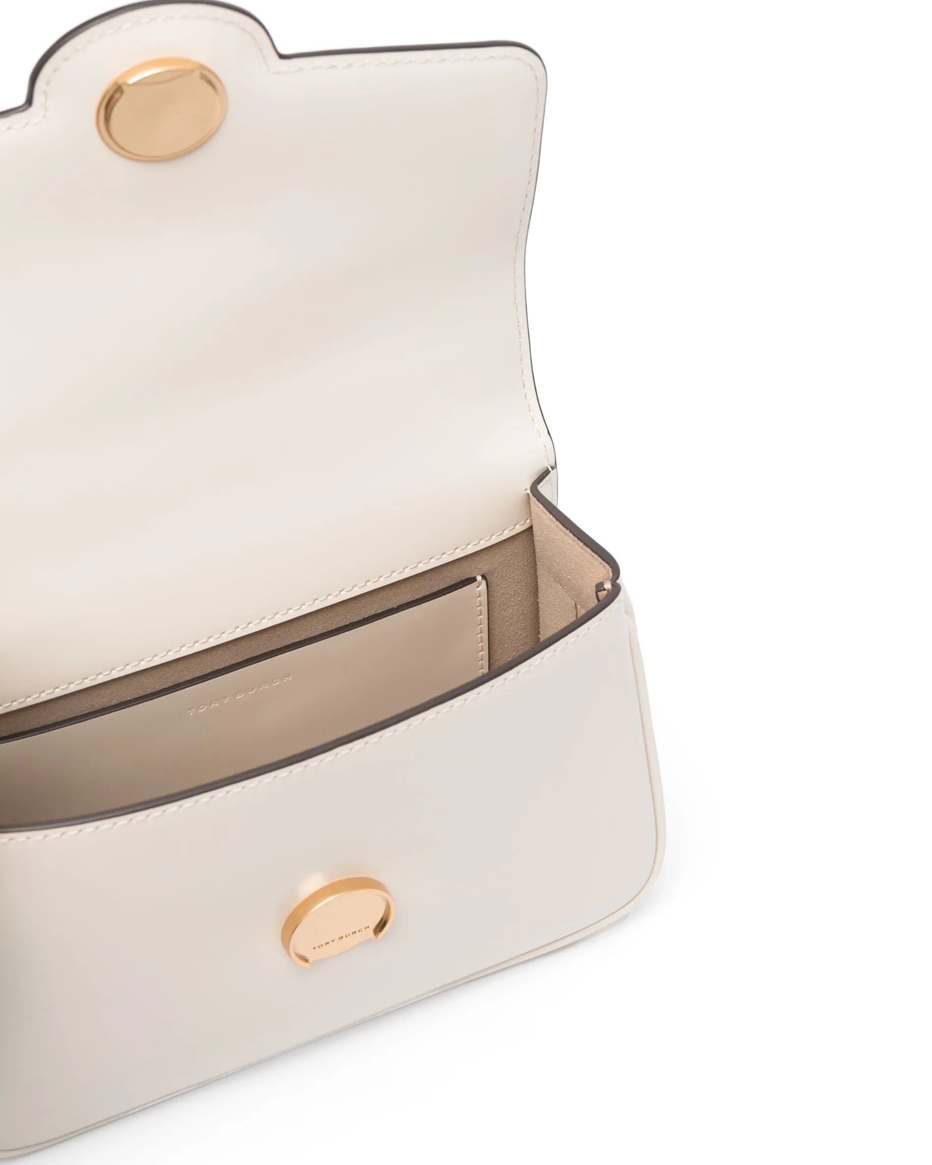 Túi Tory Burch Robinson Spazzolato Shoulder Bag Cream White 1