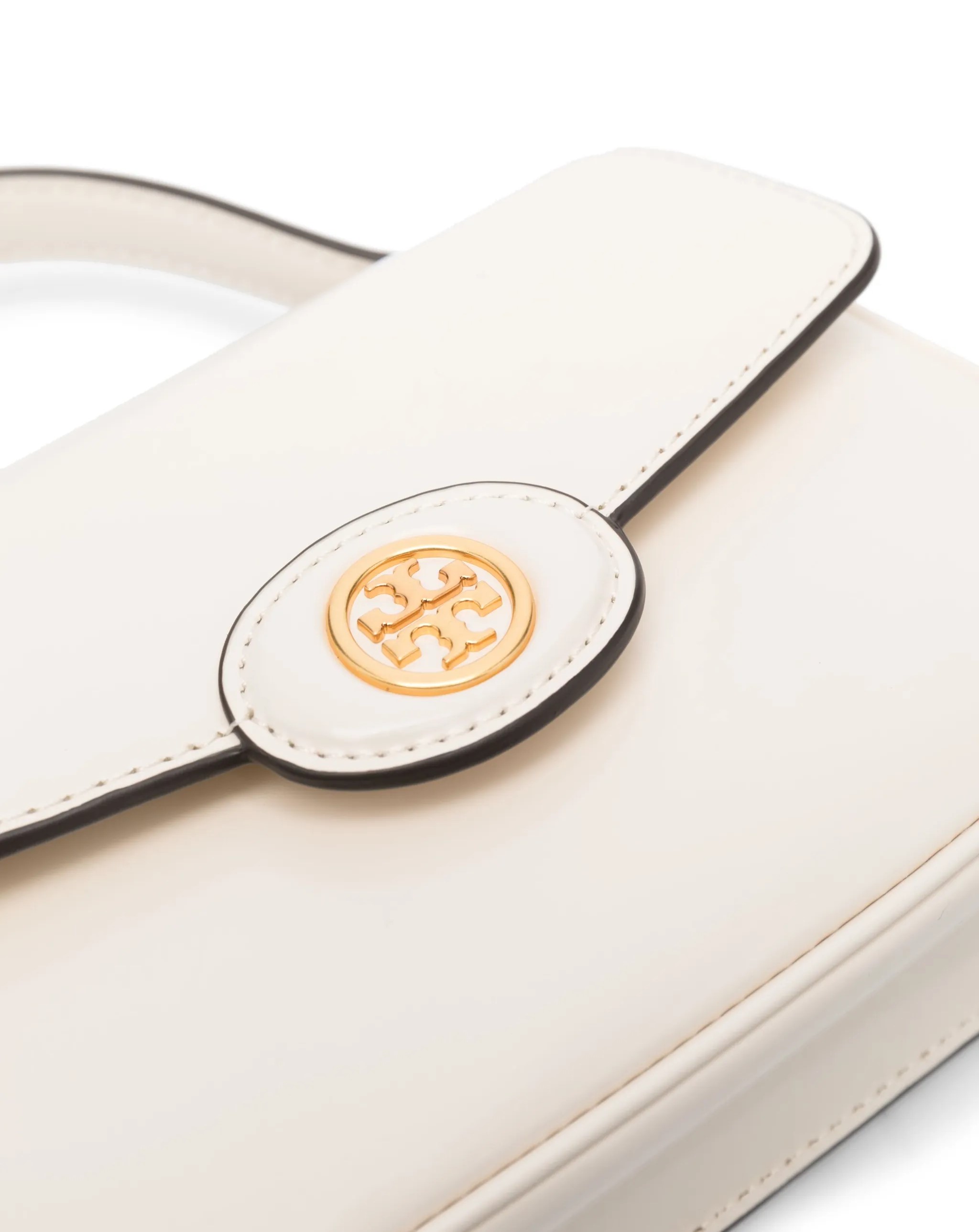 Túi Tory Burch Robinson Spazzolato Shoulder Bag Cream White 5