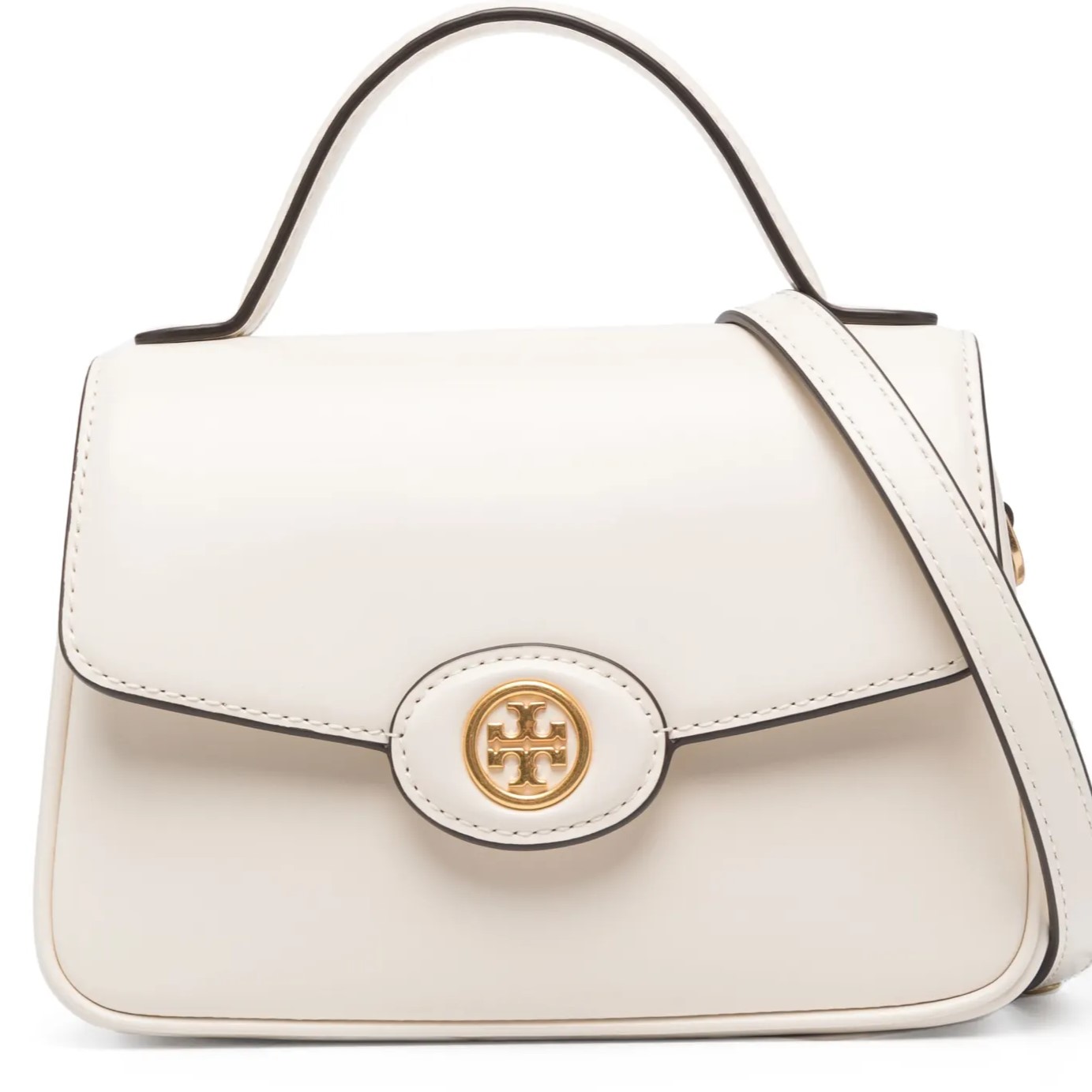 Túi Tory Burch Robinson Spazzolato Shoulder Bag Cream White 6