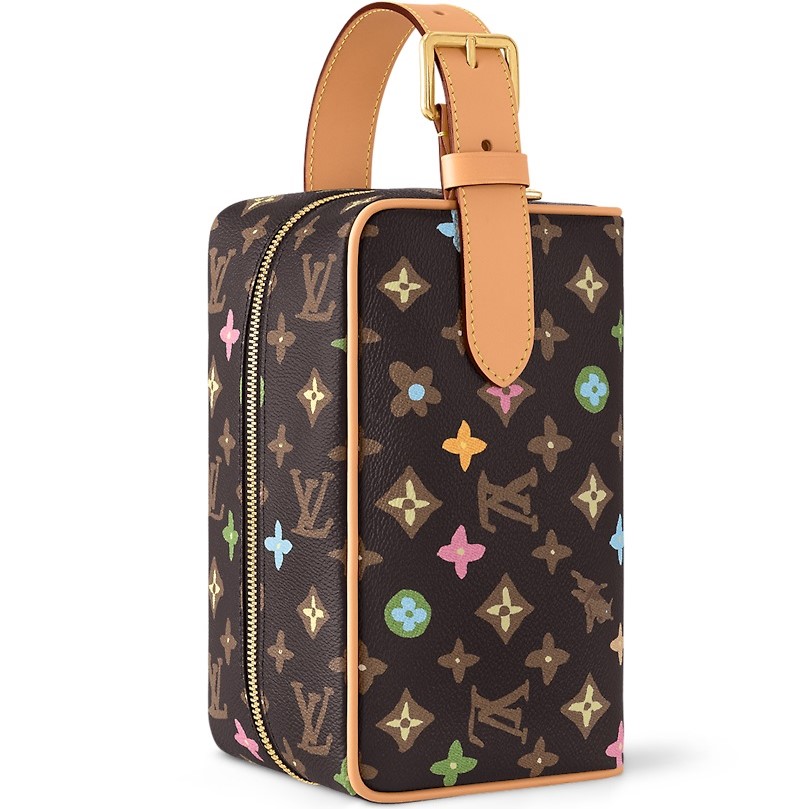 Túi Nữ Louis Vuitton Locker Dopp Kit Chocolate Brown 1