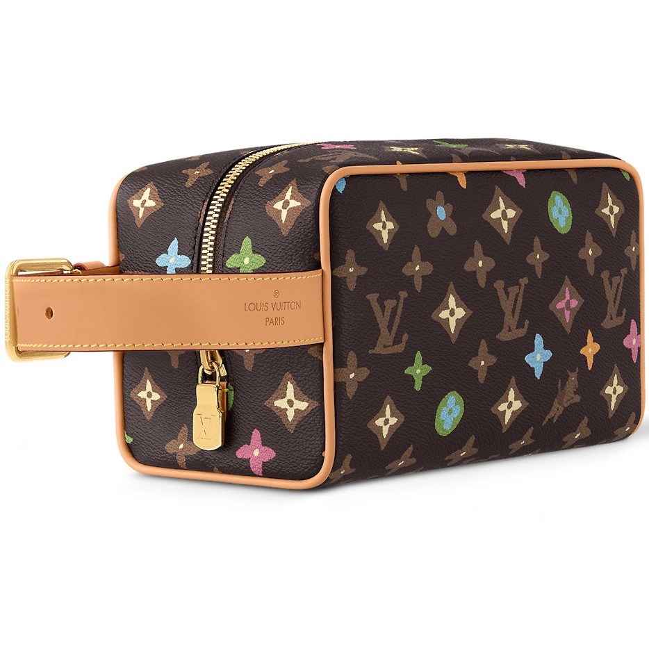 Túi Nữ Louis Vuitton Locker Dopp Kit Chocolate Brown 2