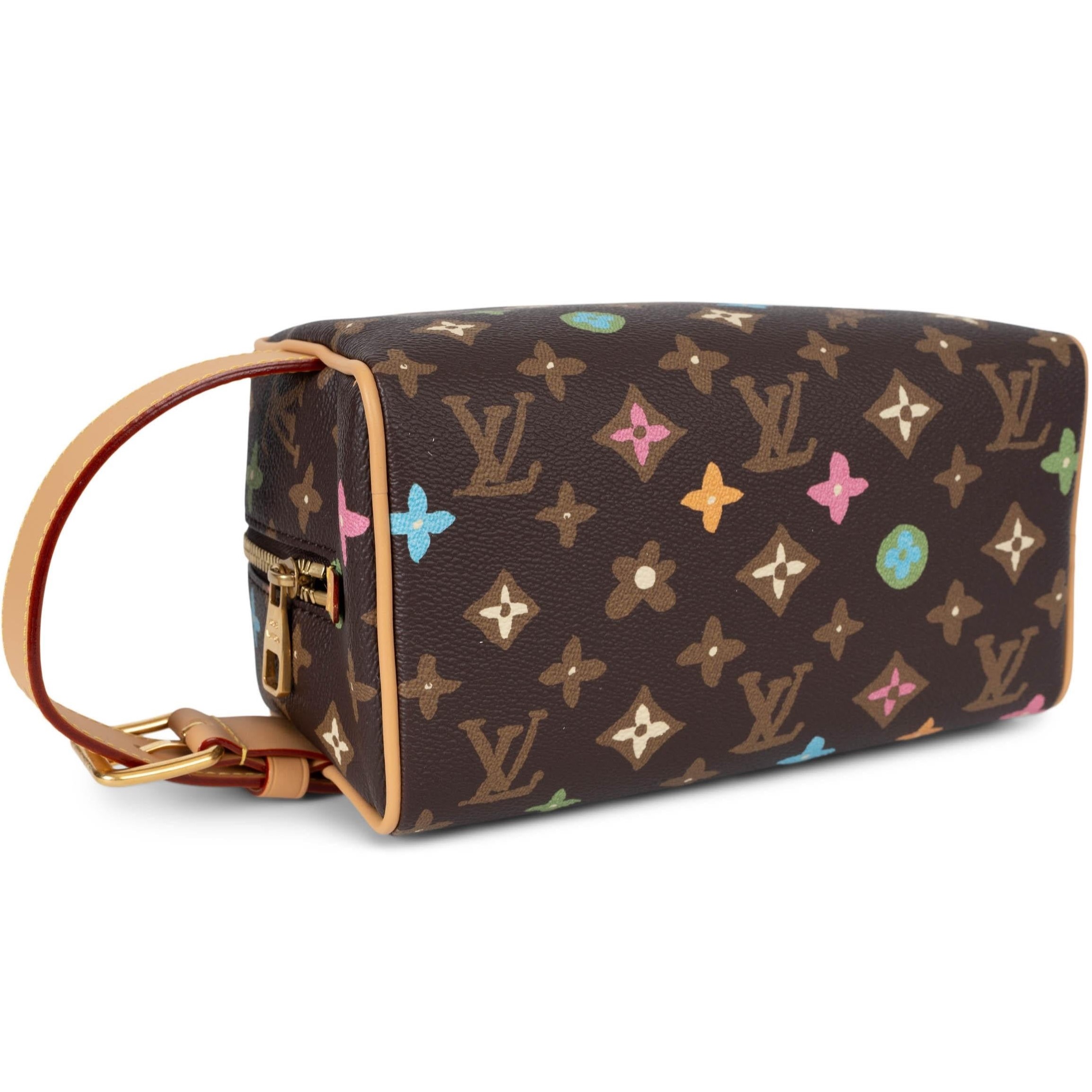 Túi Nữ Louis Vuitton Locker Dopp Kit Chocolate Brown 3
