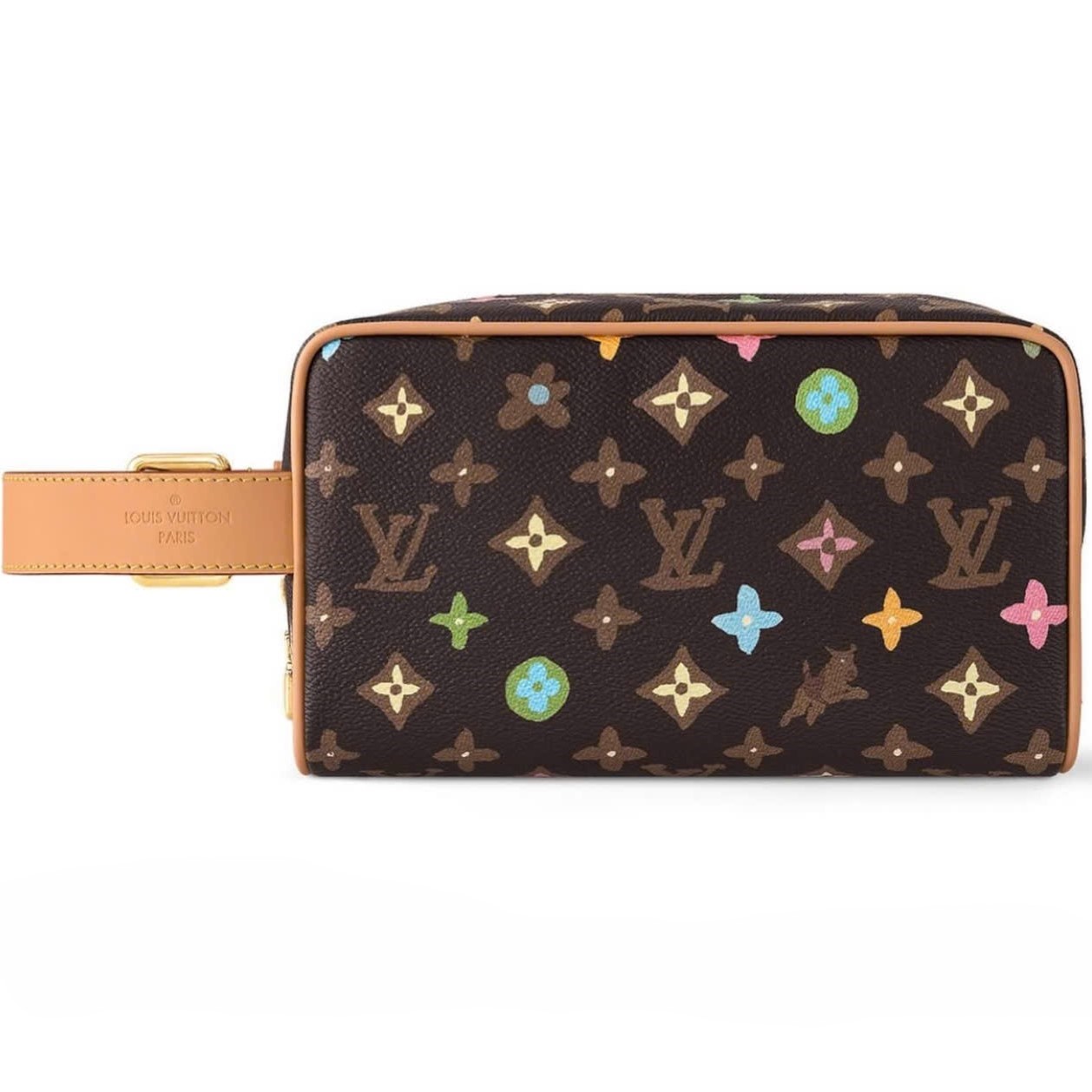Túi Nữ Louis Vuitton Locker Dopp Kit Chocolate Brown 5
