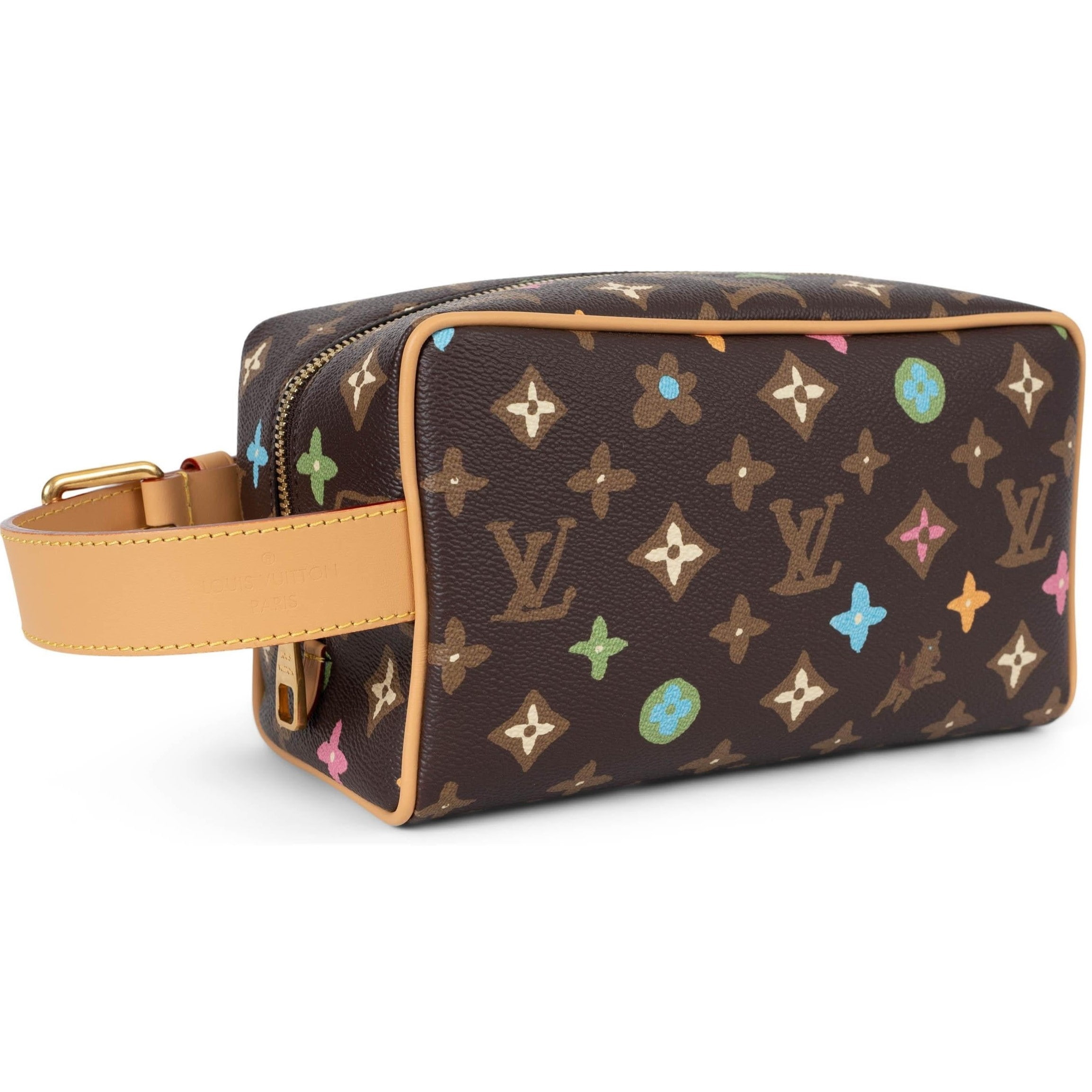 Túi Nữ Louis Vuitton Locker Dopp Kit Chocolate Brown 6
