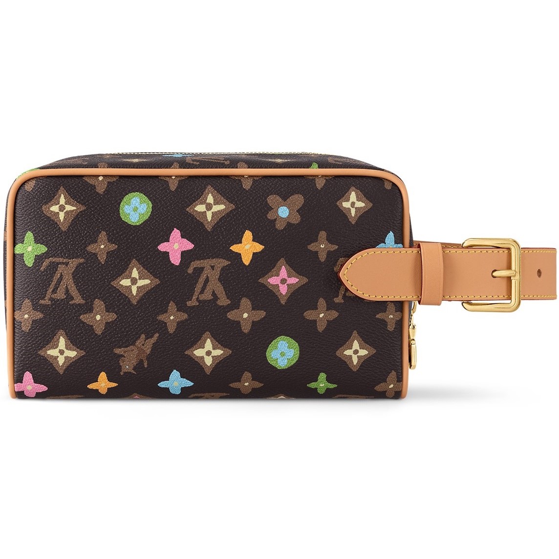 Túi Nữ Louis Vuitton Locker Dopp Kit Chocolate Brown 7