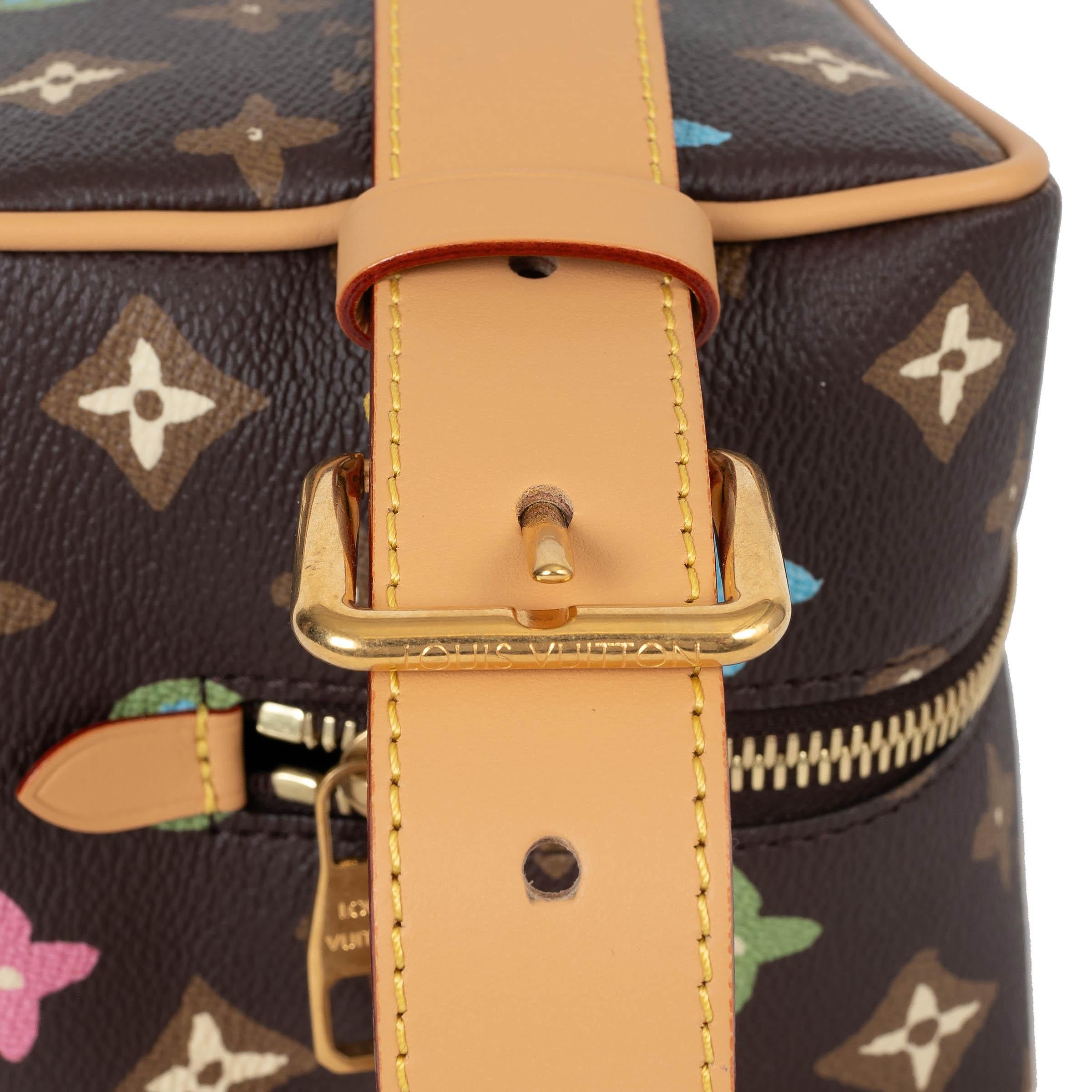 Túi Nữ Louis Vuitton Locker Dopp Kit Chocolate Brown 4