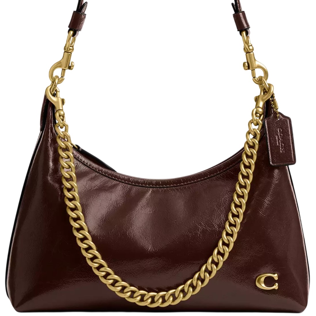 Túi kẹp nách Coach Juliet Shoulder Bag 25 Smooth Leather Brass Maple CAD75 11